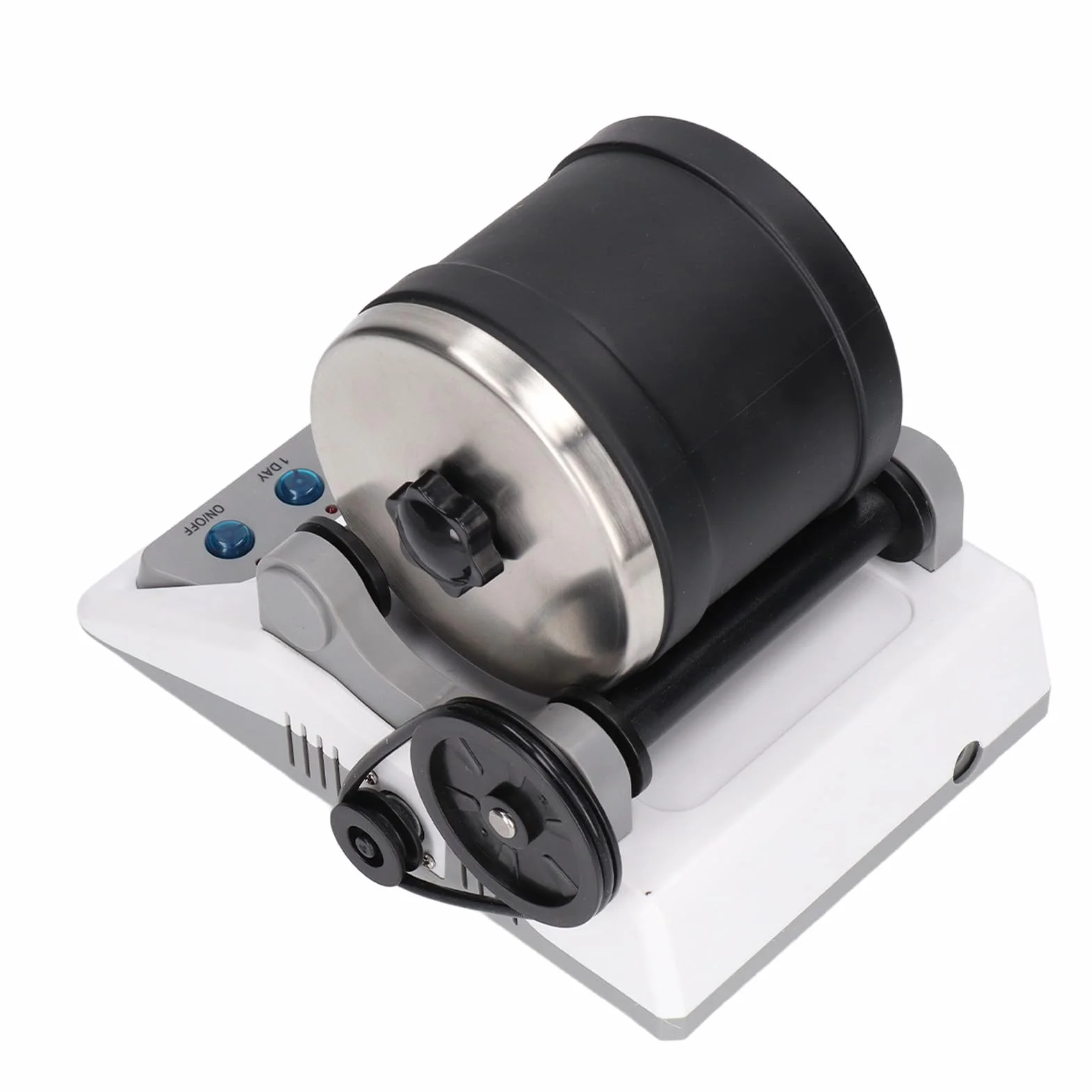 Rock Tumbler Kit DIY elektryczna zabawka z grubymi kamieniami szlachetnymi do polerowania dla dorosłych i 100-240 V, ABS, metalowy zestaw bębna kamiennego, HS-403 (wtyczka UE 220 V)
