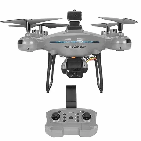 Dron KY102 RC, Podwójny Aparat 4K HD, Dron do Fotografii Lotniczej z 50-krotnym Zoomem i Inteligentnym Zawisaniem, 1800 MAh, 4-kierunkowe Unikanie Przeszkód, Obrót o 360°,