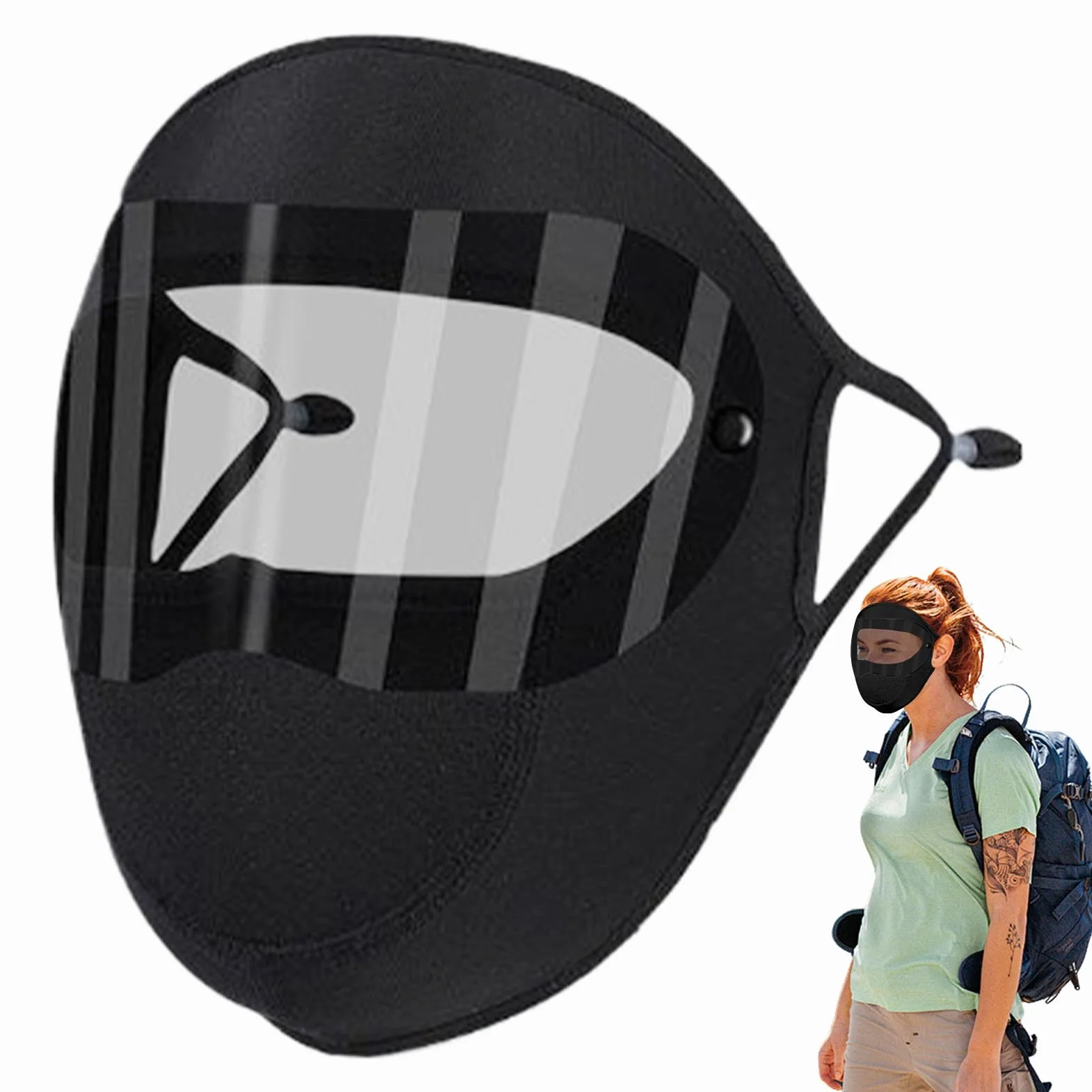 Face Cover Face Shield Sun Protection 10.63x8.66x2.36 inch Windproof Cycling Outdoor Motorcycle