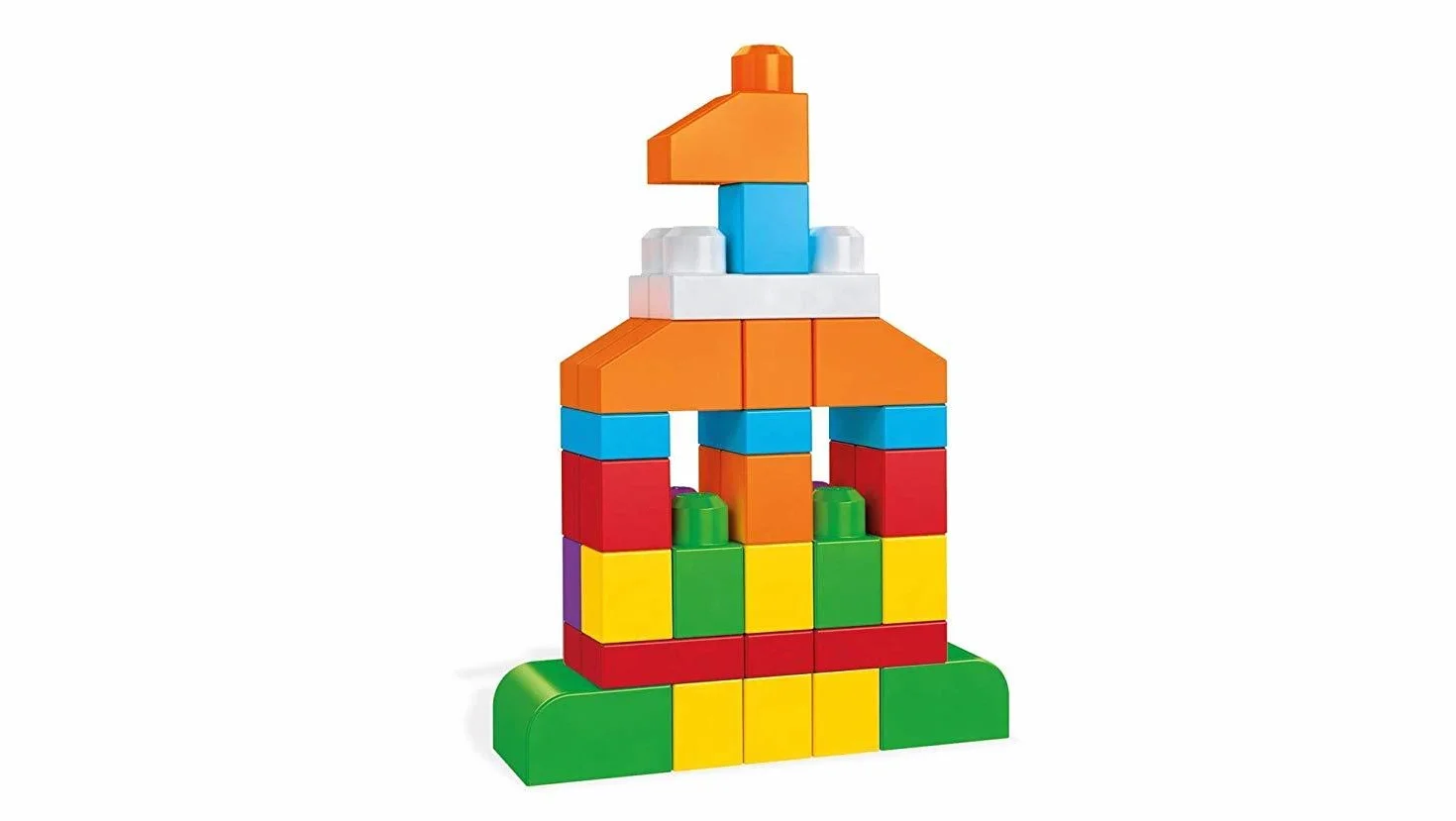 MEGA Bloks FVJ49 - Torba na klocki, 150 części, kolorowa, zabawki od 1 roku życia