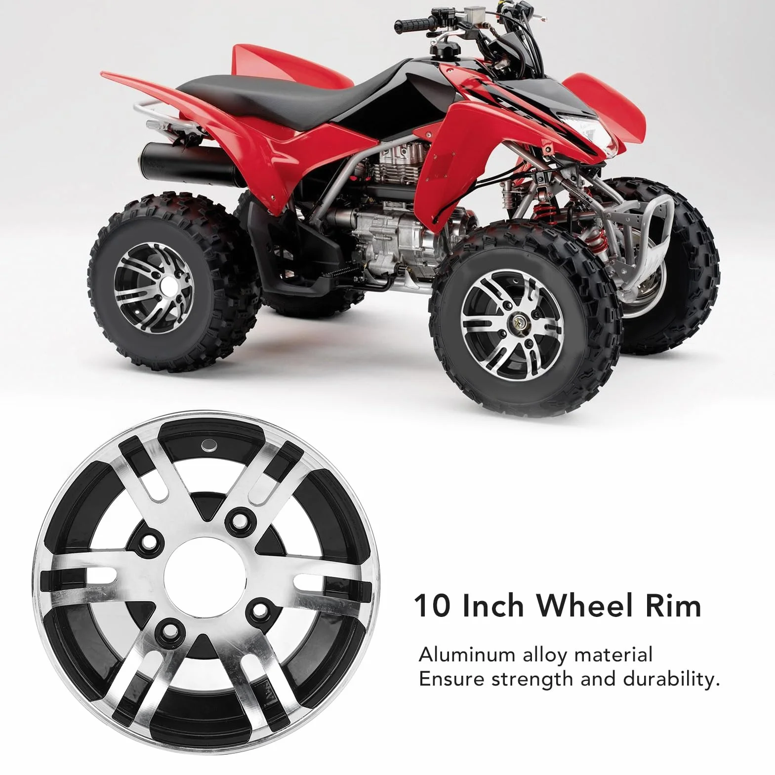 Felga ATV 10 cali Aluminium Uniwersalna Przednie Koło