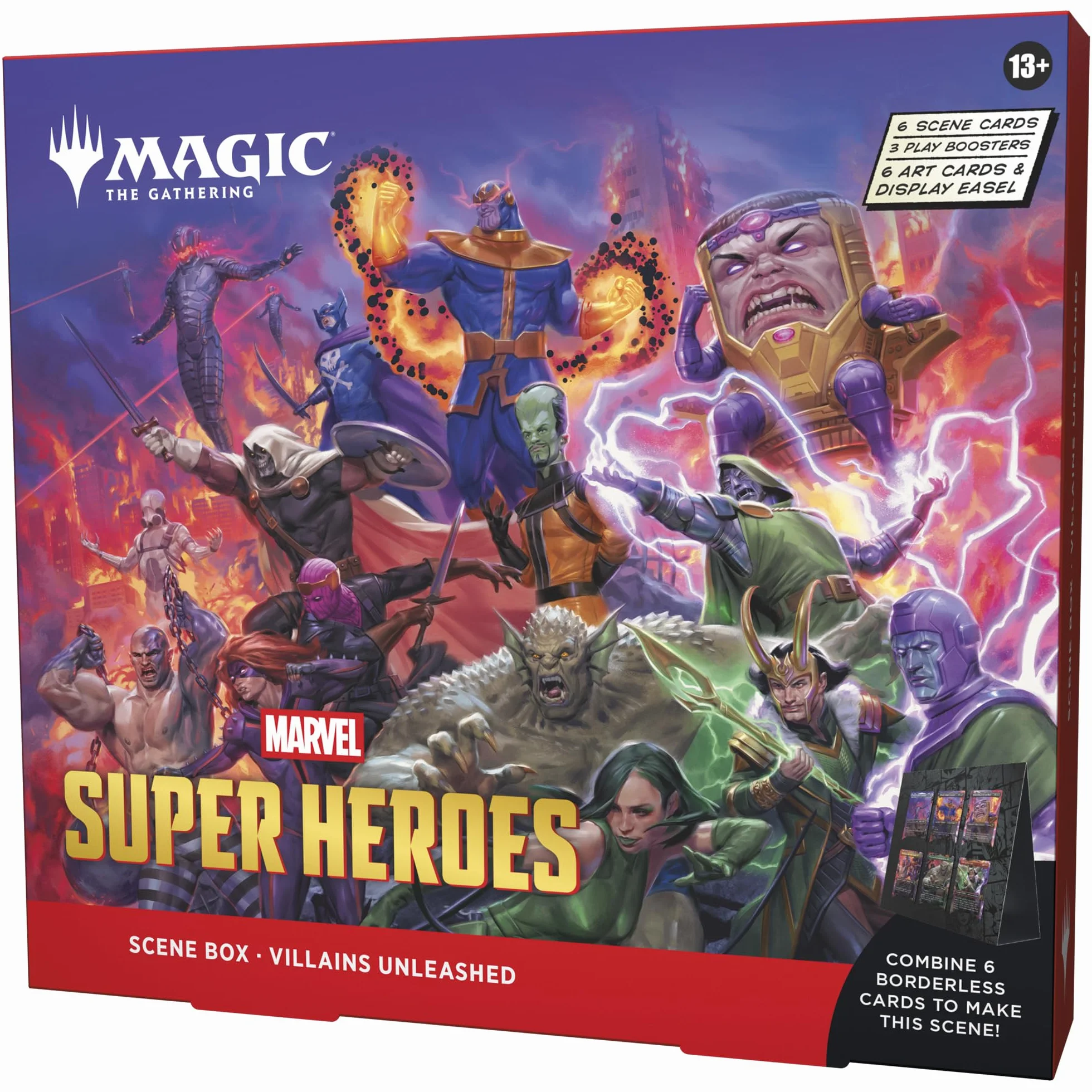 Magic: The Gathering | Pakiet fabularny Marvel Super Heroes — Villains Unleashed (Wersja Angielska)
