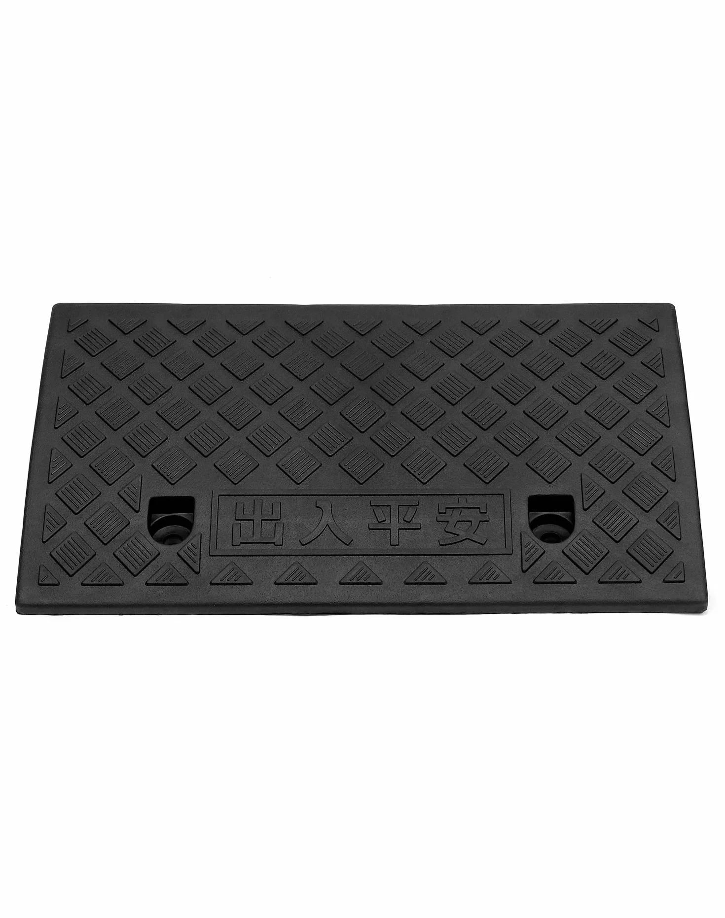 QWORK® 2 Pack Plastikowy Krawężnik Rampa Rampa Samochodowa Wózek inwalidzki Samochód Pojazd Karawana Motocykl 49 X 27 X 7 cm