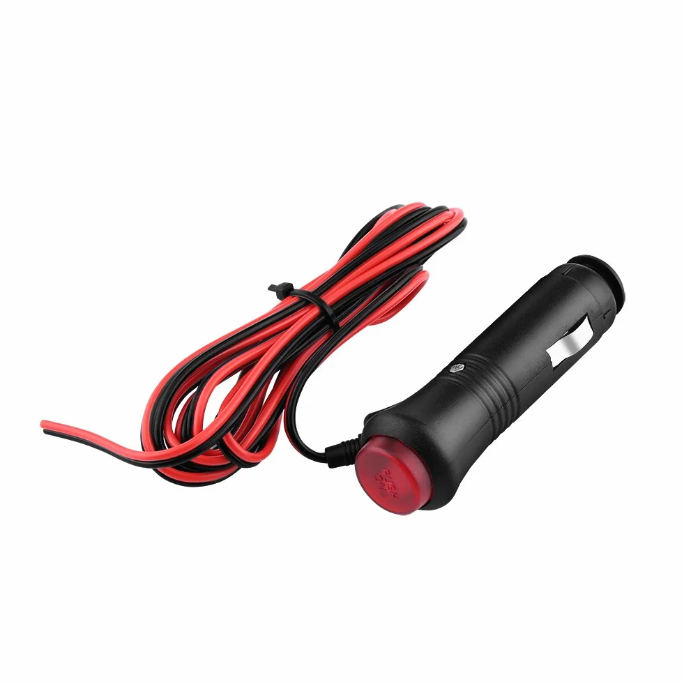 Wtyczka Zapalniczki Samochodowej 12V 24V Męski Adapter 1.5m