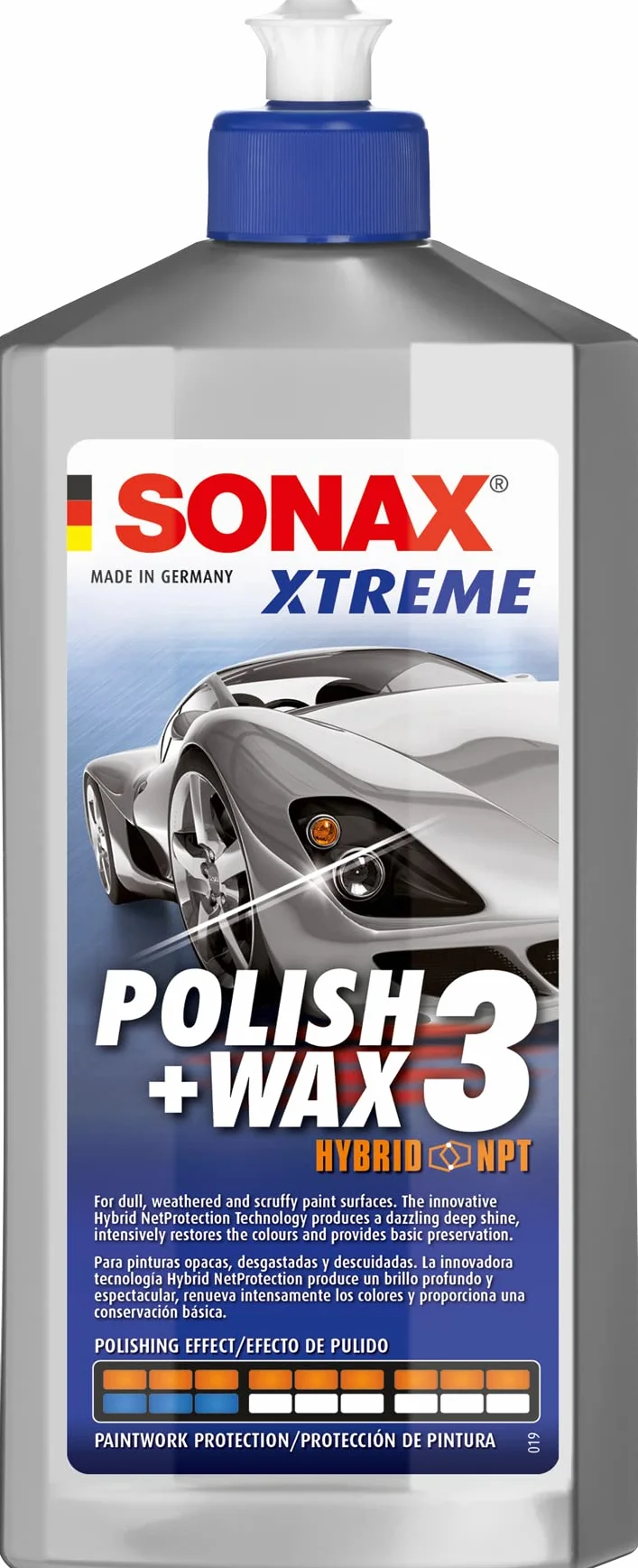 Sonax Xtreme 3 Hybrid Wax Npt 500 ml Wosk Do Usuwania Zniszczonych Warstw Lakieru