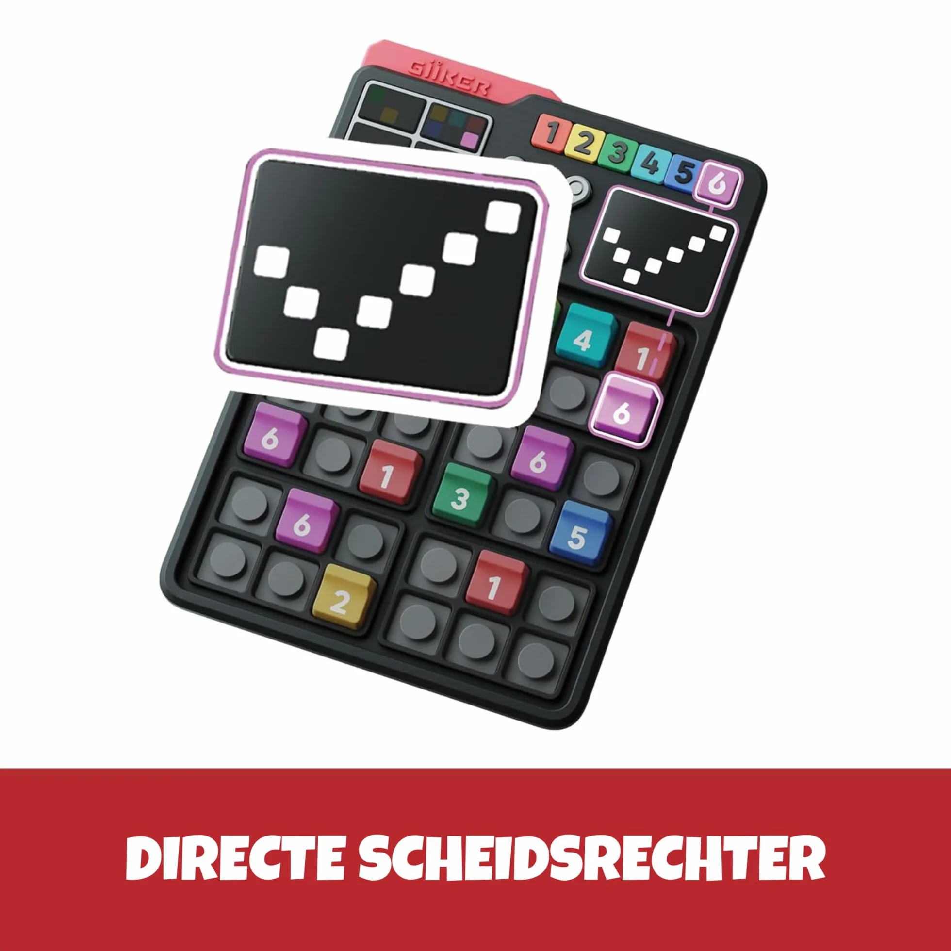 GiiKER Inteligentne puzzle Sudoku, oryginalne Sudoku z 2500 wyzwaniami dla dzieci, łamigłówki dla dzieci, gry podróżne, prezenty urodzinowe dla chłopców i dziewczynek