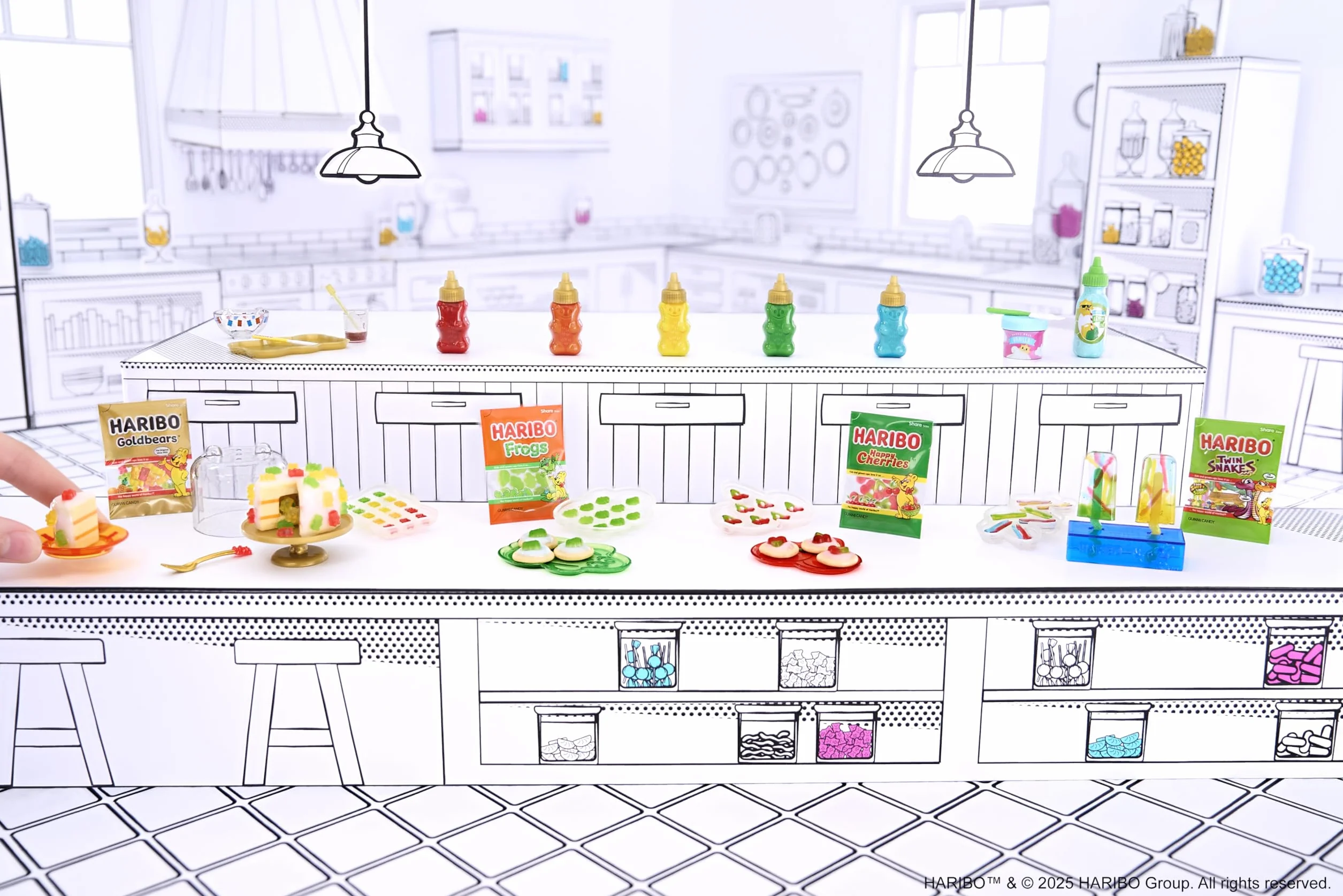 MGA’s Miniverse Make It Mini Haribo Multipack– Mini Kolekcjonerskie Słodycze DIY! Mieszaj, Łącz i Twórz Realistyczne Repliki z Żywicy. Zestaw jest NIEJADALNY – dla Kolekcjonerów w Wieku 8+