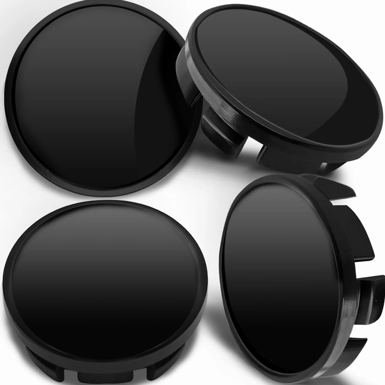 Biomar Labs® CV0 Dekielki do felg 65 mm Osłona piasty Czarne