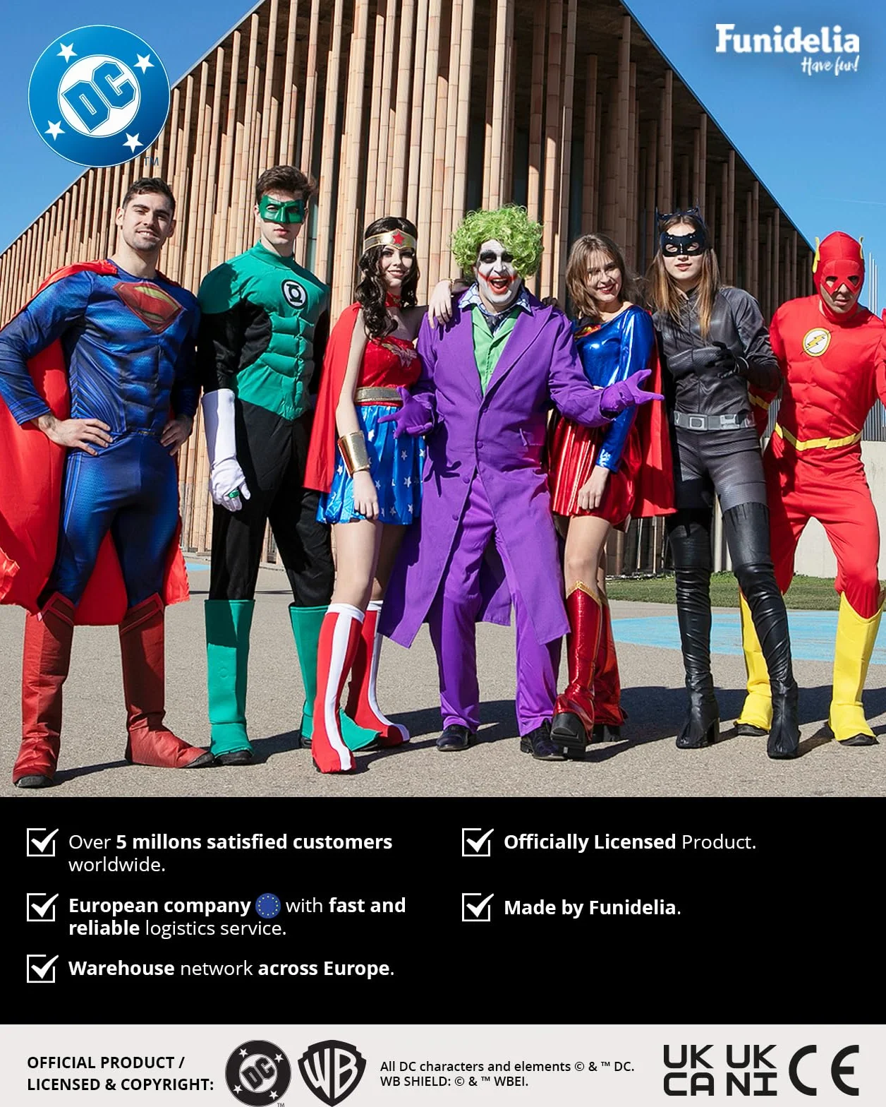 Funidelia | Kostium Batman dla chłopca The Dark Knight Superbohaterowie DC Comics Nietoperze - Strój dla dzieci i zabawne akcesoria na imprezy karnawał i Halloween - Czarny
