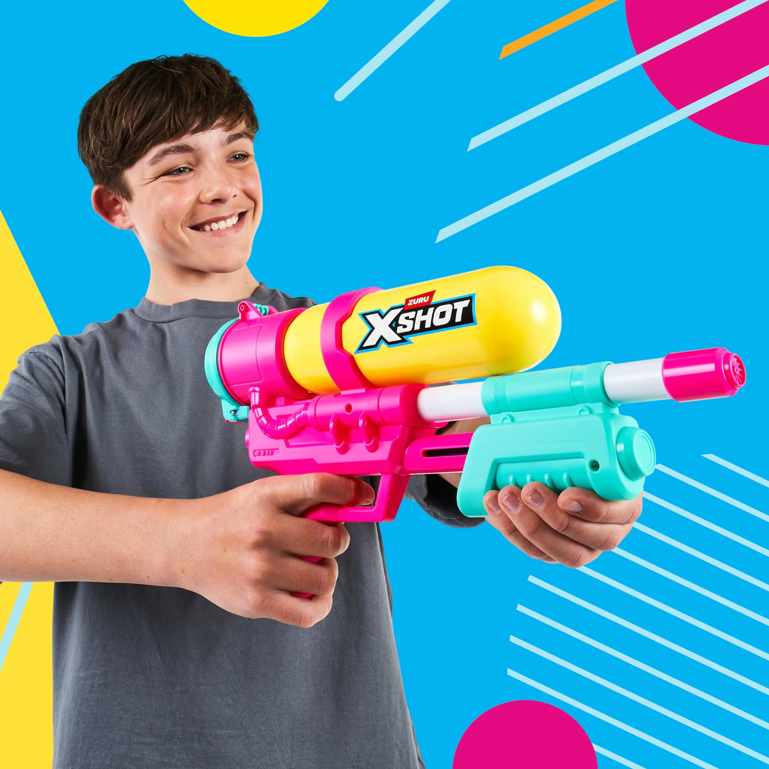 XSHOT Water -FAST FILL-SERIES 1-RETRO BLASTER ŻÓŁTY