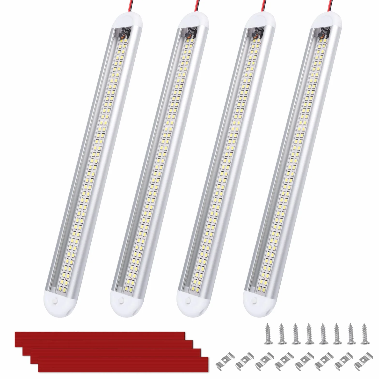 Bonlux Listwa oświetleniowa LED 12 V 120 diod 6500 K 1800 lm 4 szt