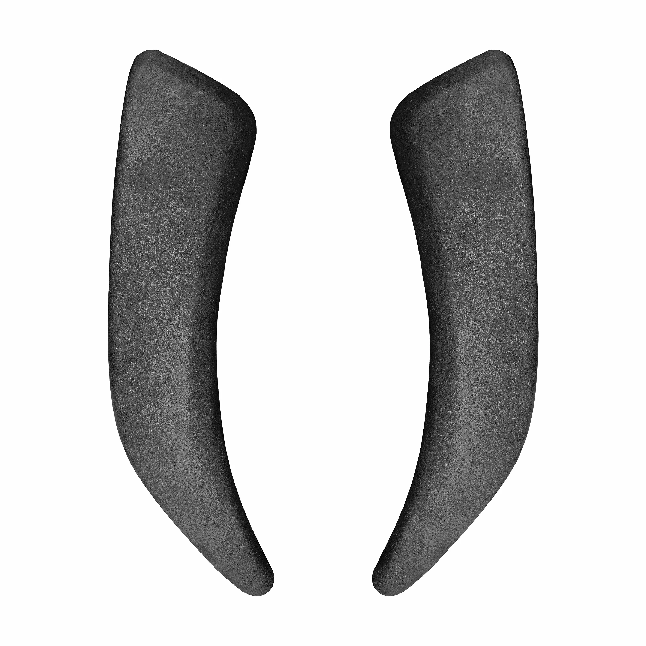 Toworldit Alcantara + ABS klamka na drzwi, podłokietnik, osłona panelu wykończenia, naklejka kompatybilna z BMW serii 1 F20 F21 F22 F23 2012-2019 (czarno-szary)