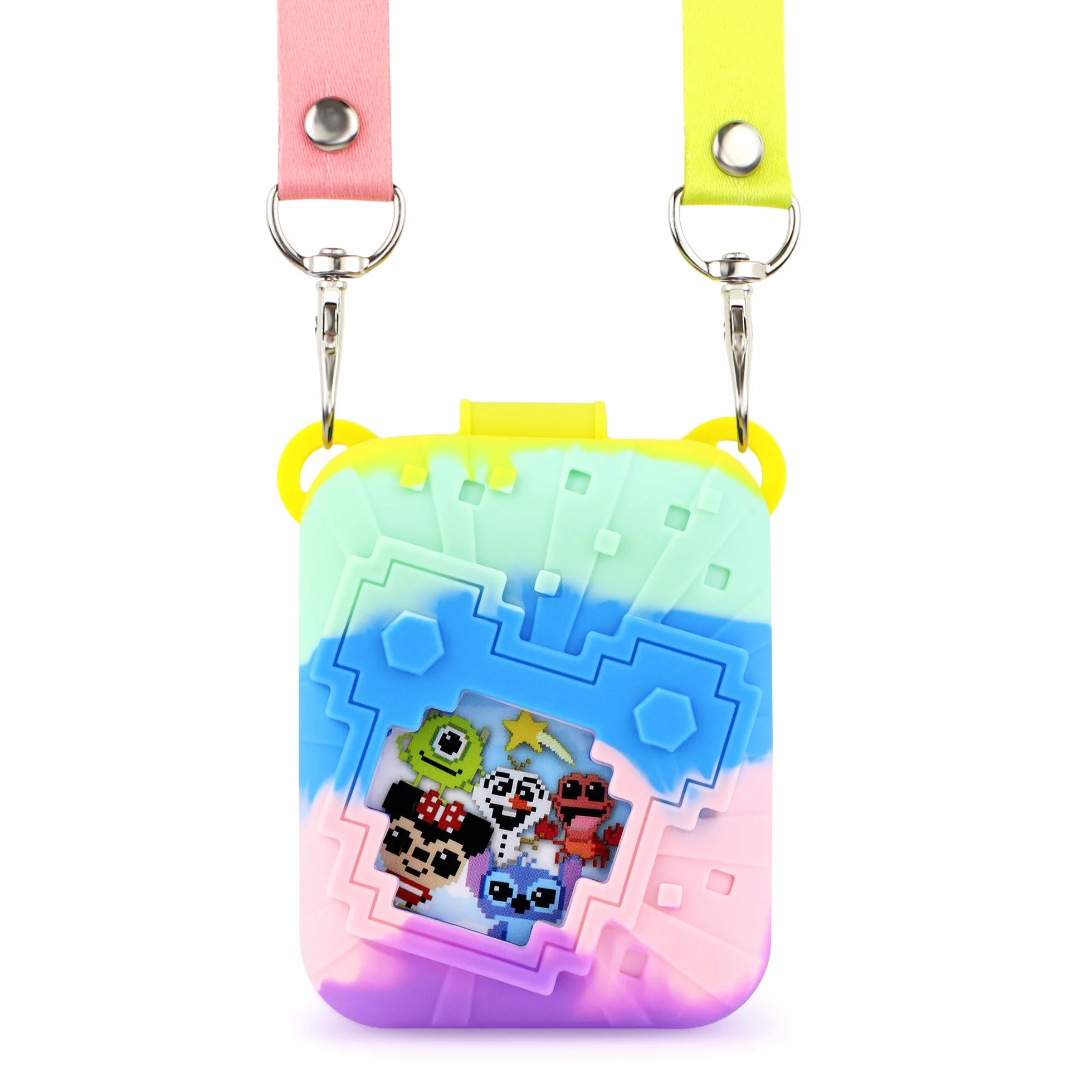 Etui ochronne kompatybilne tylko z Bitzee Disney cyfrowe elektroniczne zwierzęta domowe, tylko silikonowe etui (wielokolorowe)