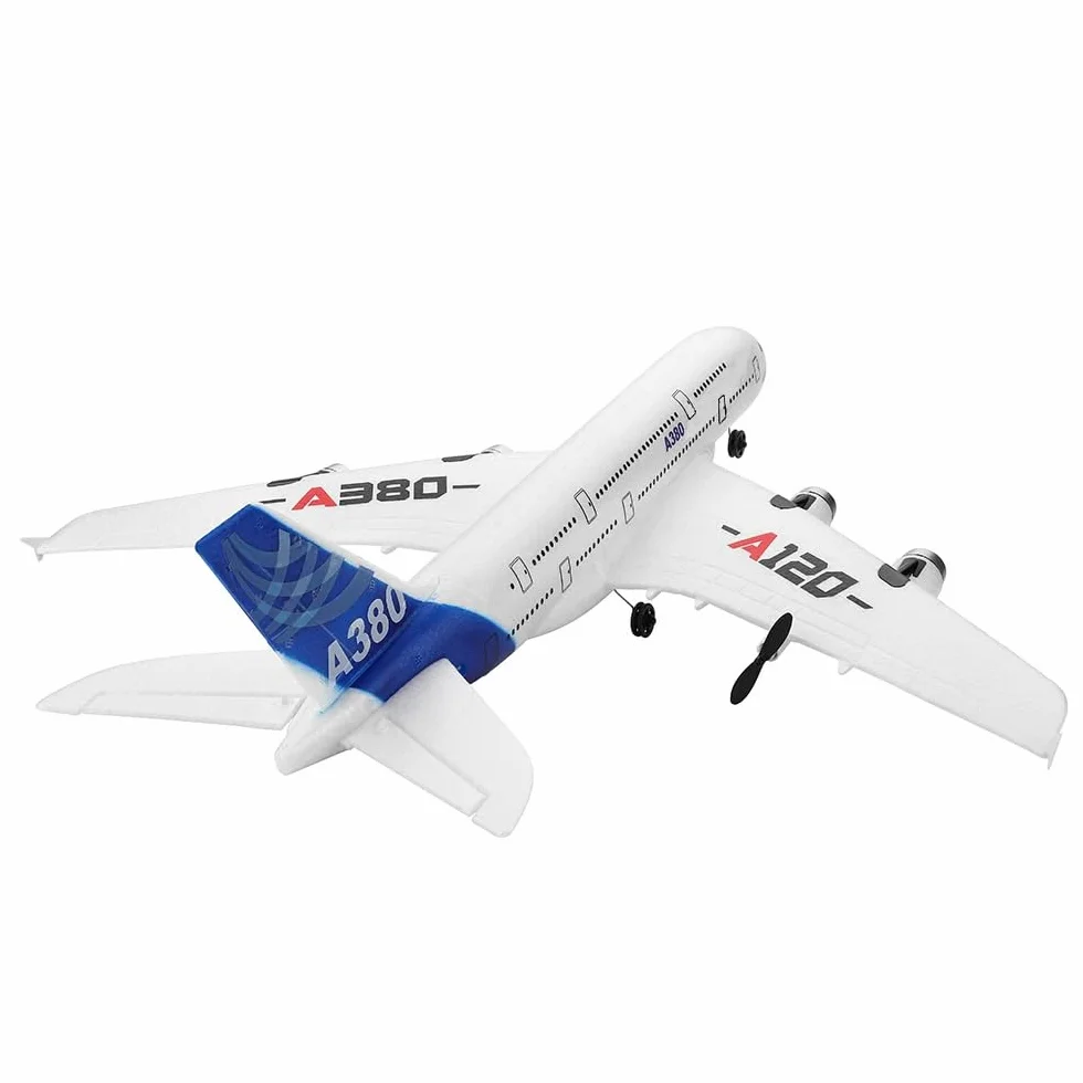 Efaso RC A-120 Zdalnie Sterowany Samolot z Wytrzymałego Materiału EPO, System Stabilizacji, 3-Kanałowy, 2,4 GHz, Pasażerski