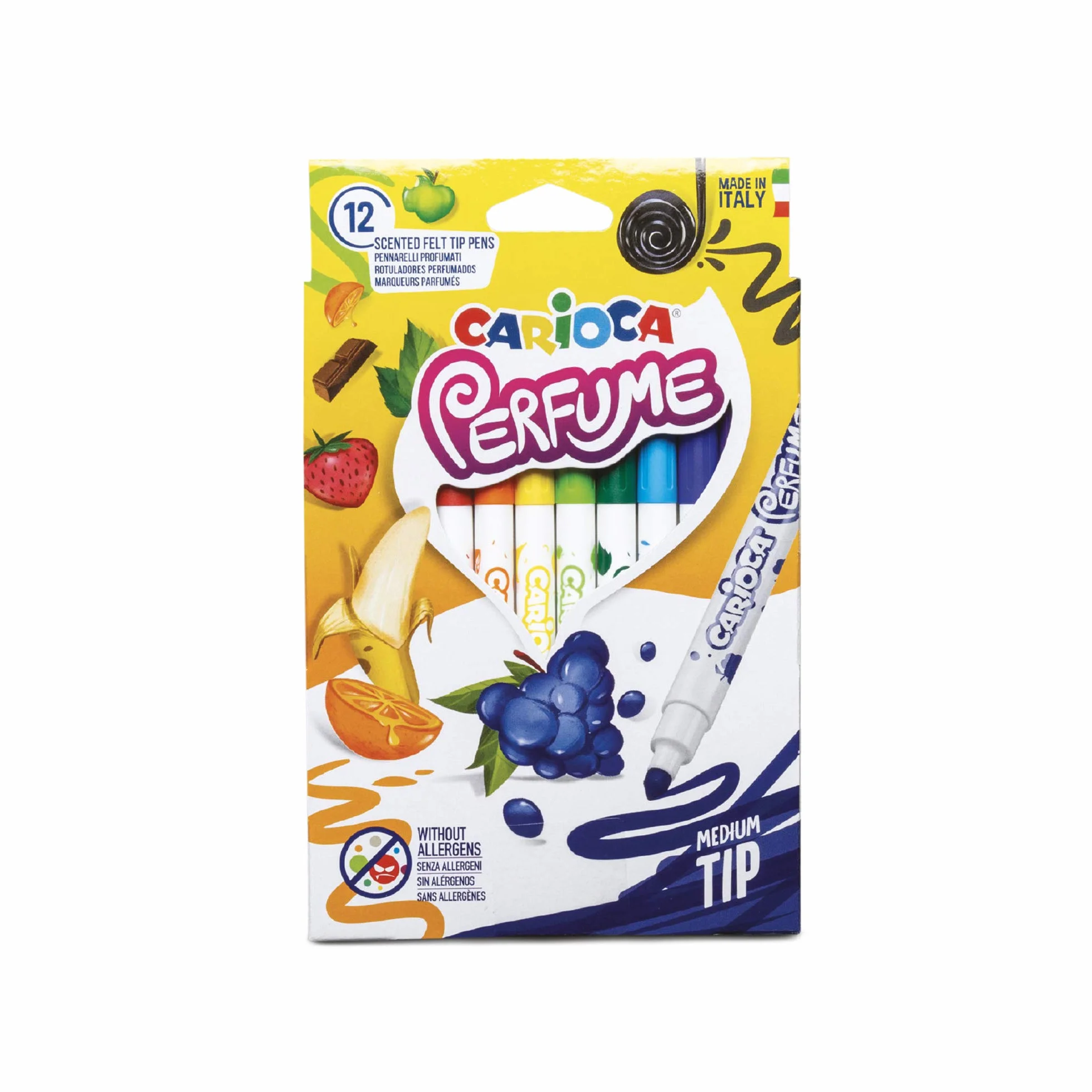 Carioca Perfume Xplosion flamastry z zapachem, 12 sztuk
