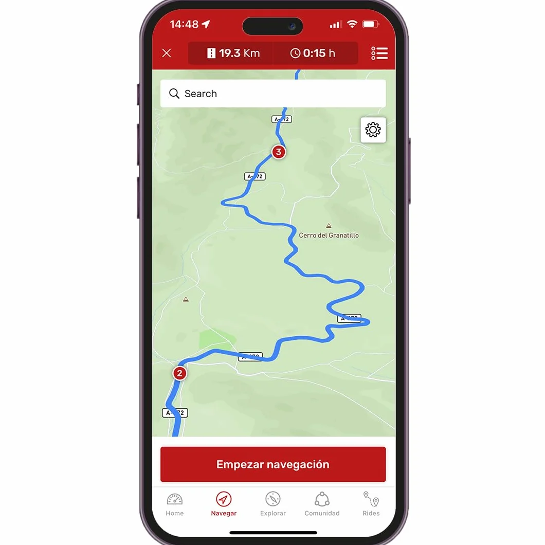 RDKS czujniki – precyzyjny system kontroli temperatury i ciśnienia w oponach motocyklowych, 2 x TPMS czujnik ciśnienia w oponach 3,5", Bluetooth 5.0, nawigacja, śledzenie, planowanie trasy,