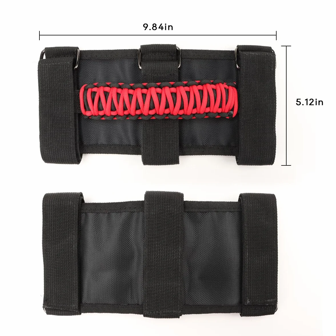 Uchwyty kompatybilne z Wrangler JK YJ TJ CJ JK JL JLU, uchwyty samochodowe, czerwone