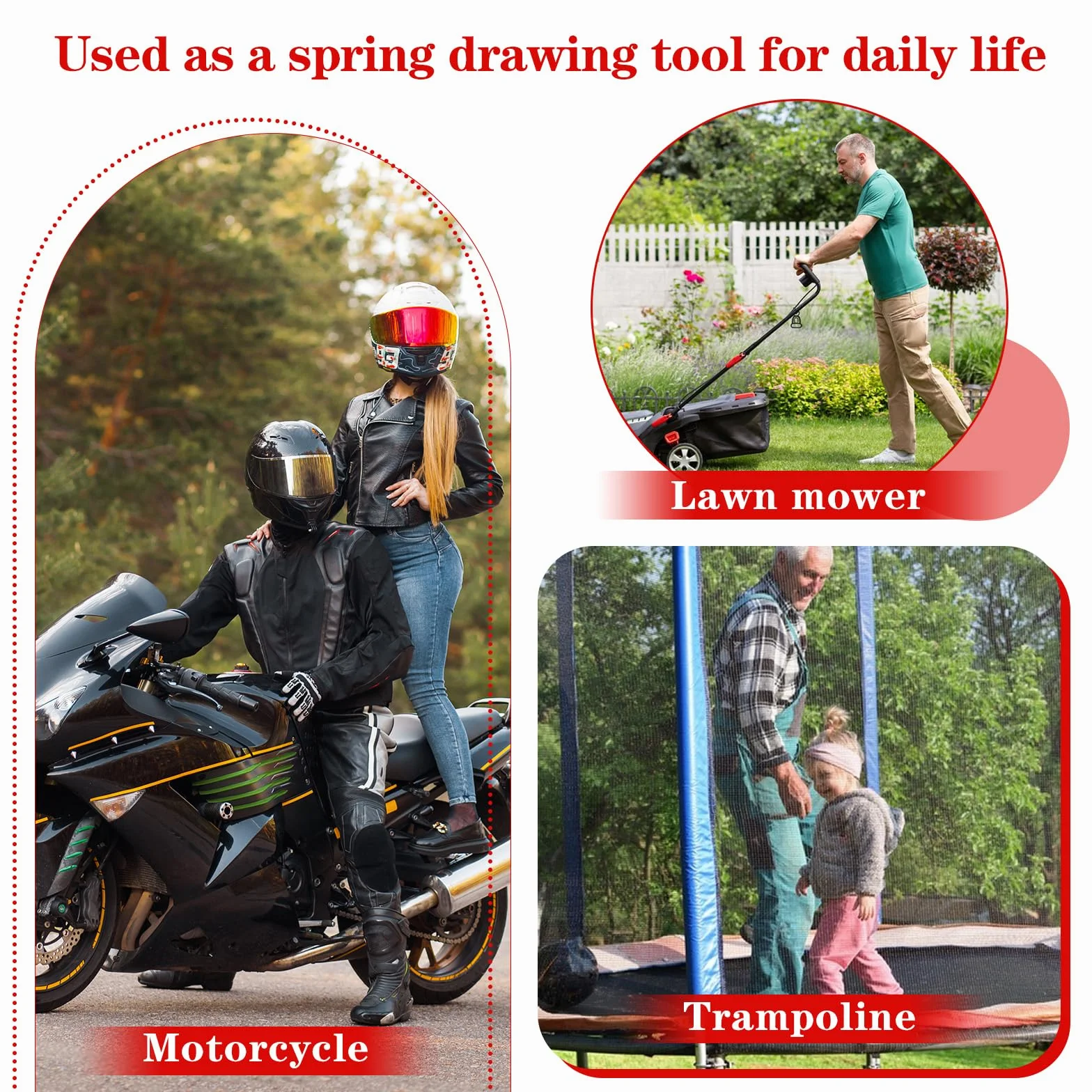 Hak sprężynowy do rury wydechowej, hak T, hak do motocykla, hak montażowy, stalowy hak sprężynowy, 16 x 8 cm, hamulec sprężynowy do rowerów, trampolin, motocykli, narzędzi