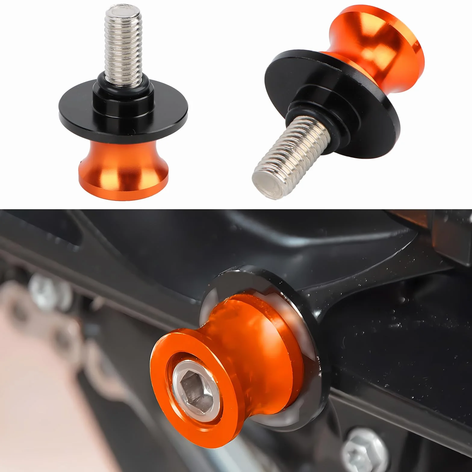 2 sztuki M10 stojak na wahacz, uniwersalny stojak do montażu motocykla, do Duke 125 200 250 390 690 790 890 stojak motocyklowy