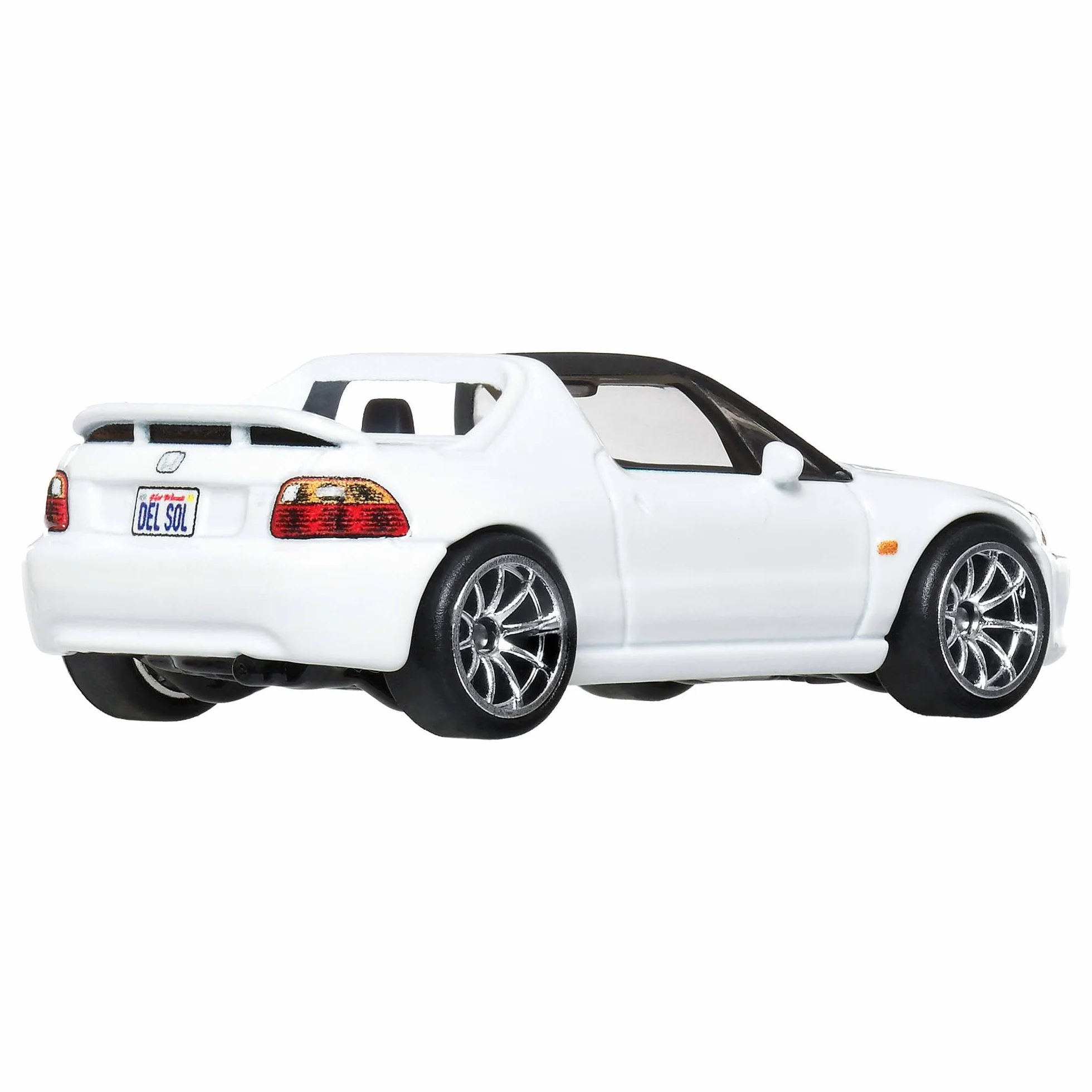Hot Wheels Premium Fast & Furious Szybcy i wściekli Samochodzik 1994 Honda Del Sol, metalowe auto premium w skali 1:64, inspirowany serią filmową samochód zabawka dla kolekcjonerów, JHW63