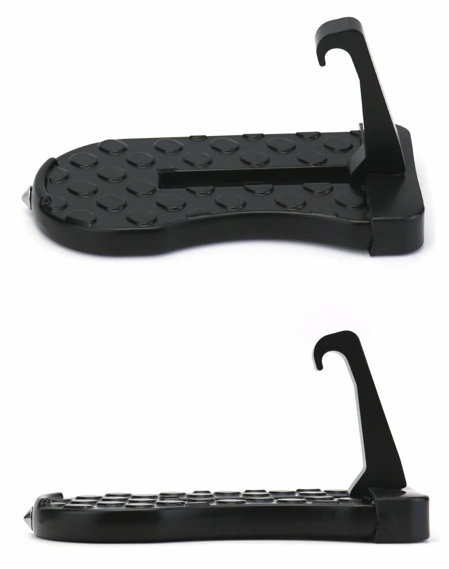 QWORK® krok drzwi samochodu składana drabina składana pedał drzwi samochodu, z młotkiem bezpieczeństwa, wielofunkcyjny dla większości SUV jeep truck mini pojazdów