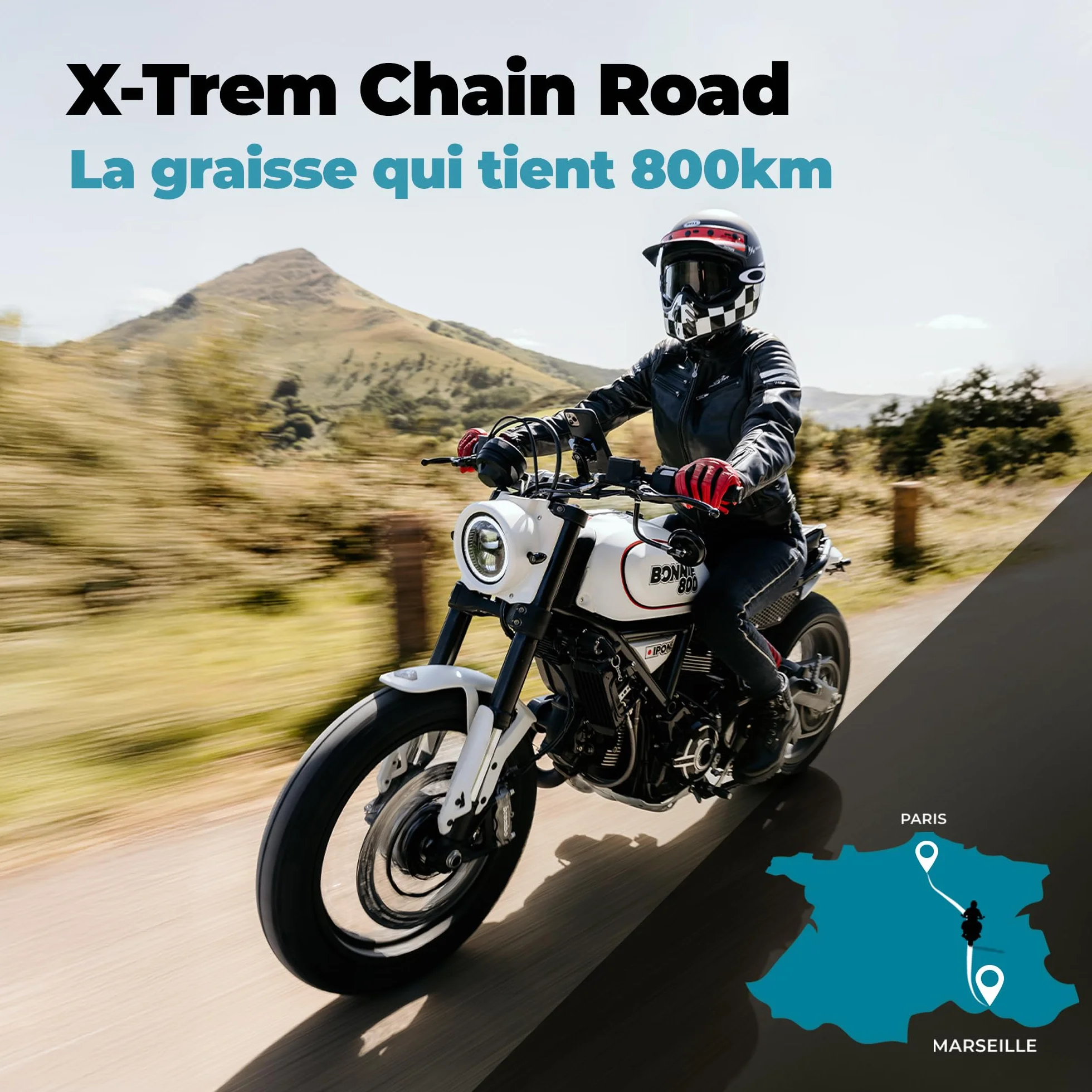 IPONE X-Trem Chain Road smar do łańcuchów motocyklowych 750 ml 800 km