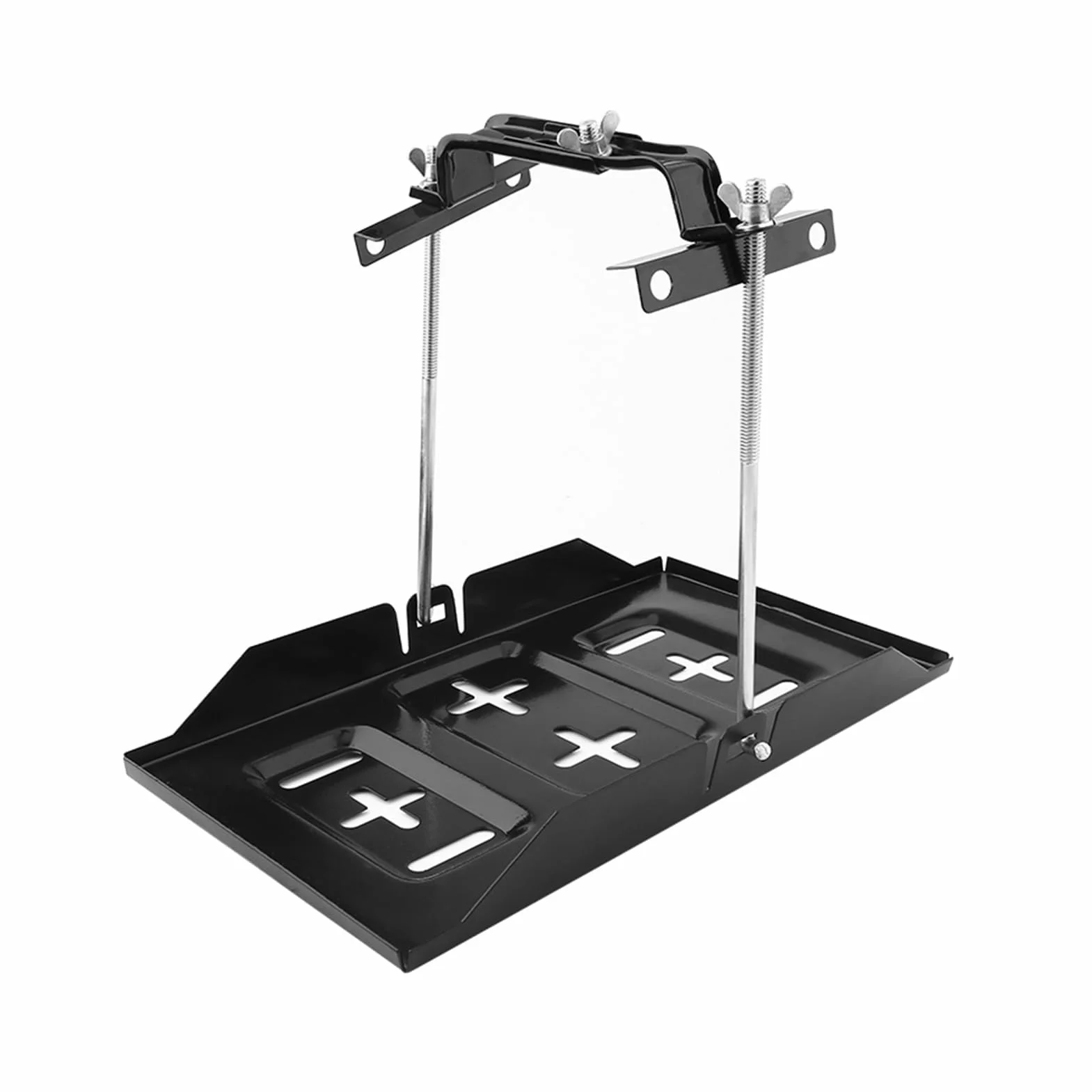 Komora na Akumulator Samochodowy z Regulowanym Zestawem Klamer, 34,2 x 20 cm