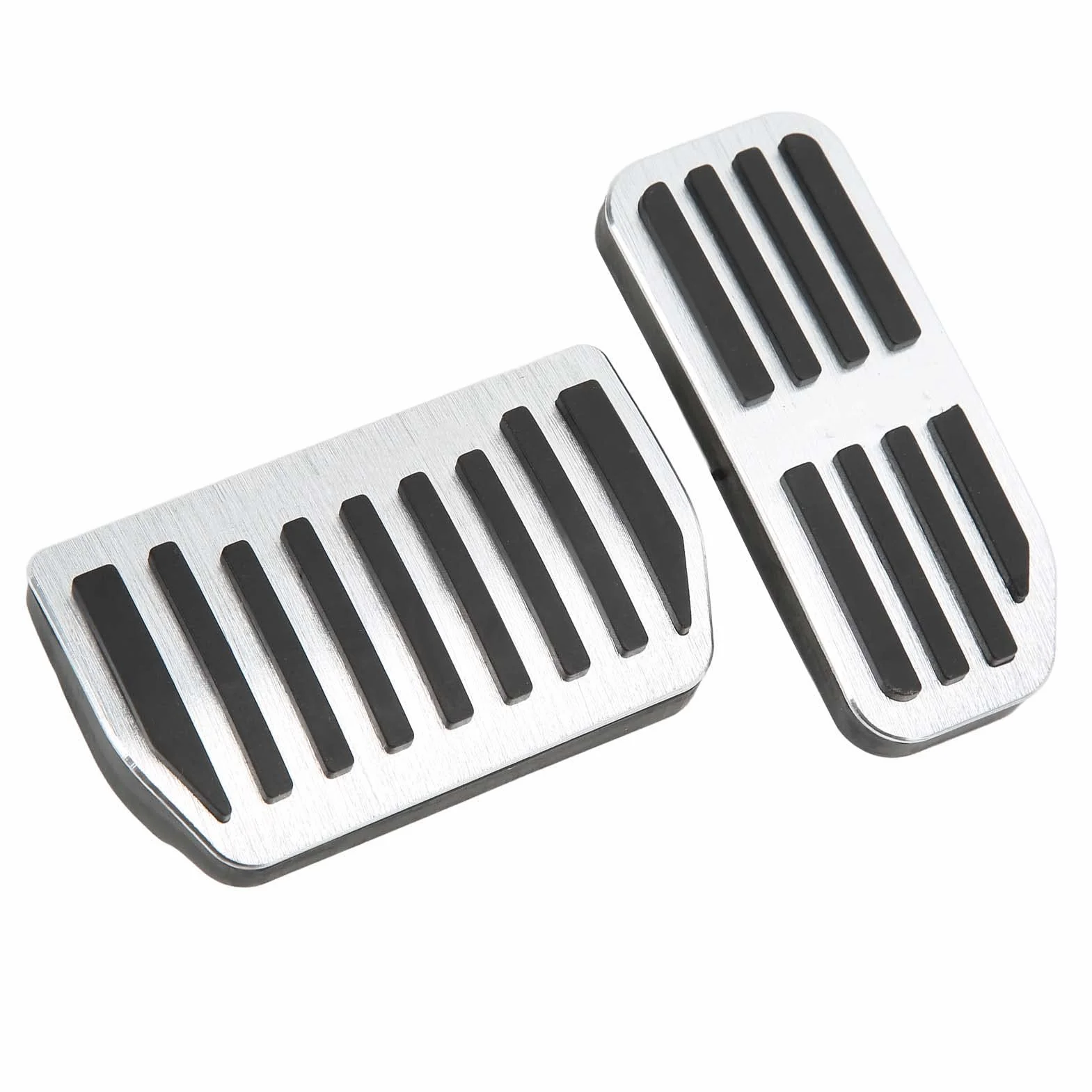 Bez Pedału Wiertła Antypoślizgowa Osłona Pedału Gazu i Hamulca ze Stopu Aluminium Bez Wiercenia Pedał Gazu Osłona Pedału Hamulca Osłona Pedału Hamulca i Przyspieszenia dla Jaguara F E I PACE XE XF