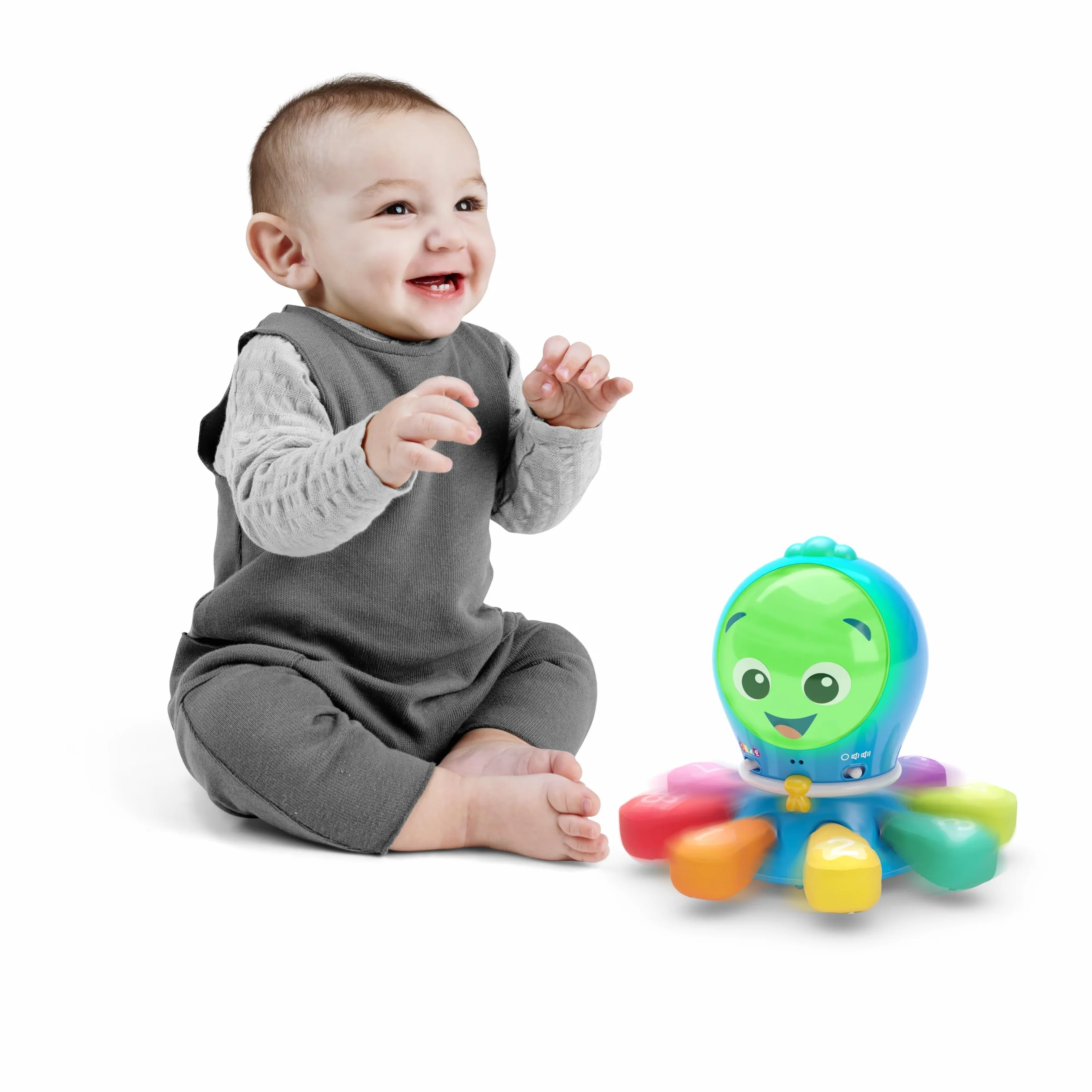 Baby Einstein Ocean Explorers Go Opus Go 4 w 1 zabawka edukacyjna, muzyka i światła, wiek od 3 miesięcy do 5 lat