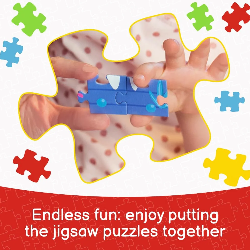 Trefl Drapieżne Dinozaury Puzzle 200 Elementów o Wysokiej Jakości Nadruku dla Dzieci od 7 lat, 13281