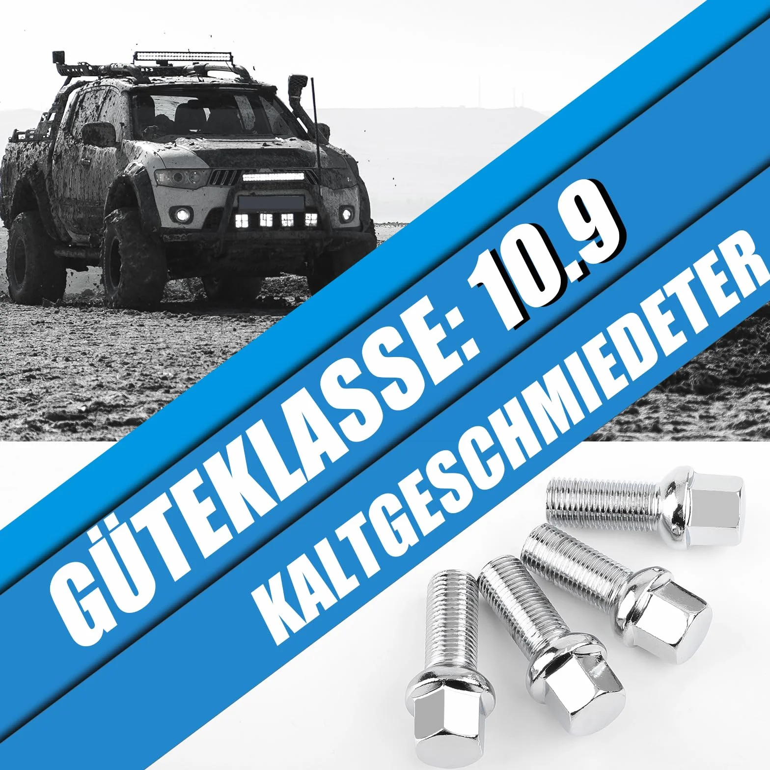 Śruby do kół M14x1,5x28mm kula z kołnierzem R13 SW 17mm Audi Volkswagen chrom