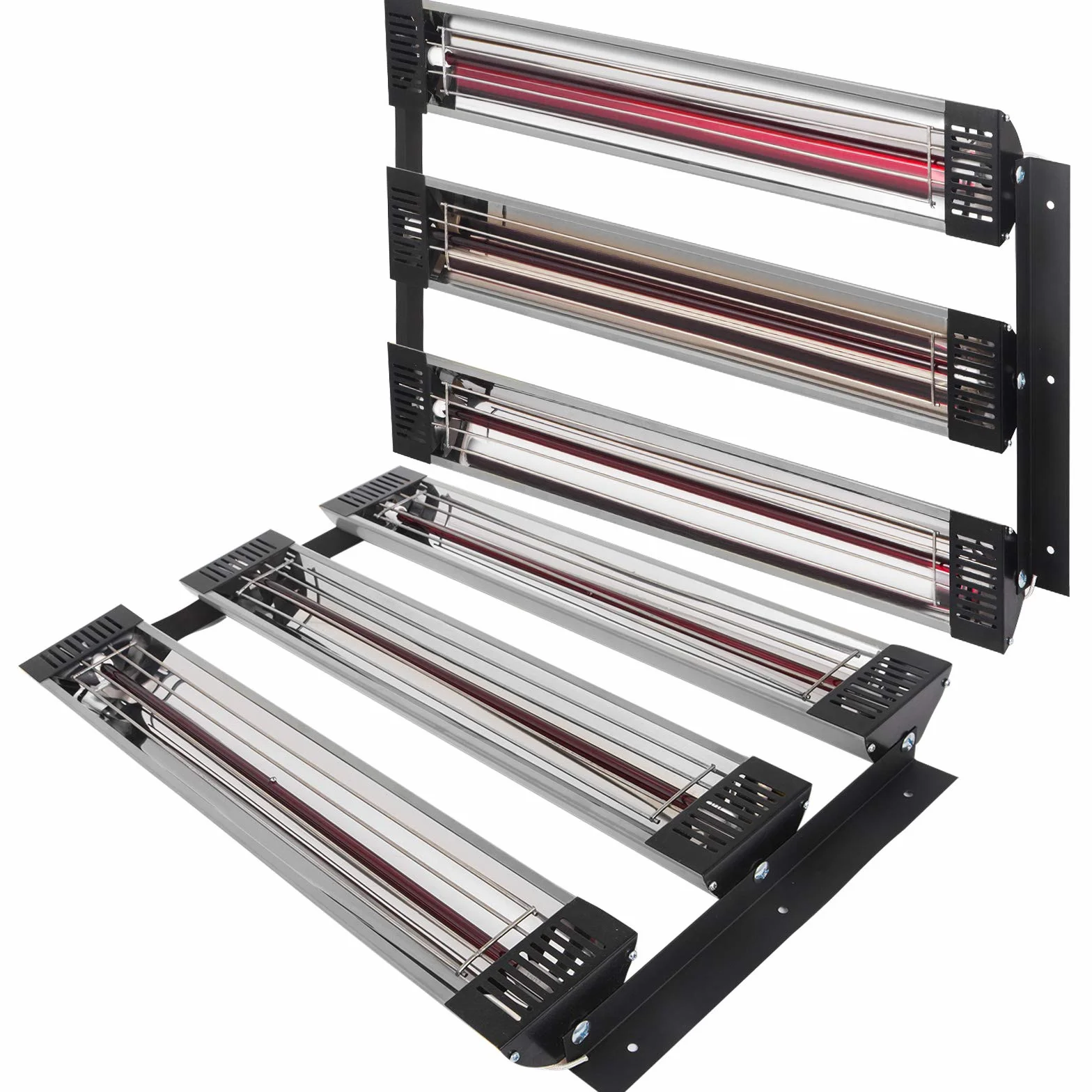VEVOR Lampa polimeryzacyjna na podczerwień 3000 W 120x100 cm² zestaw 2 sztuk