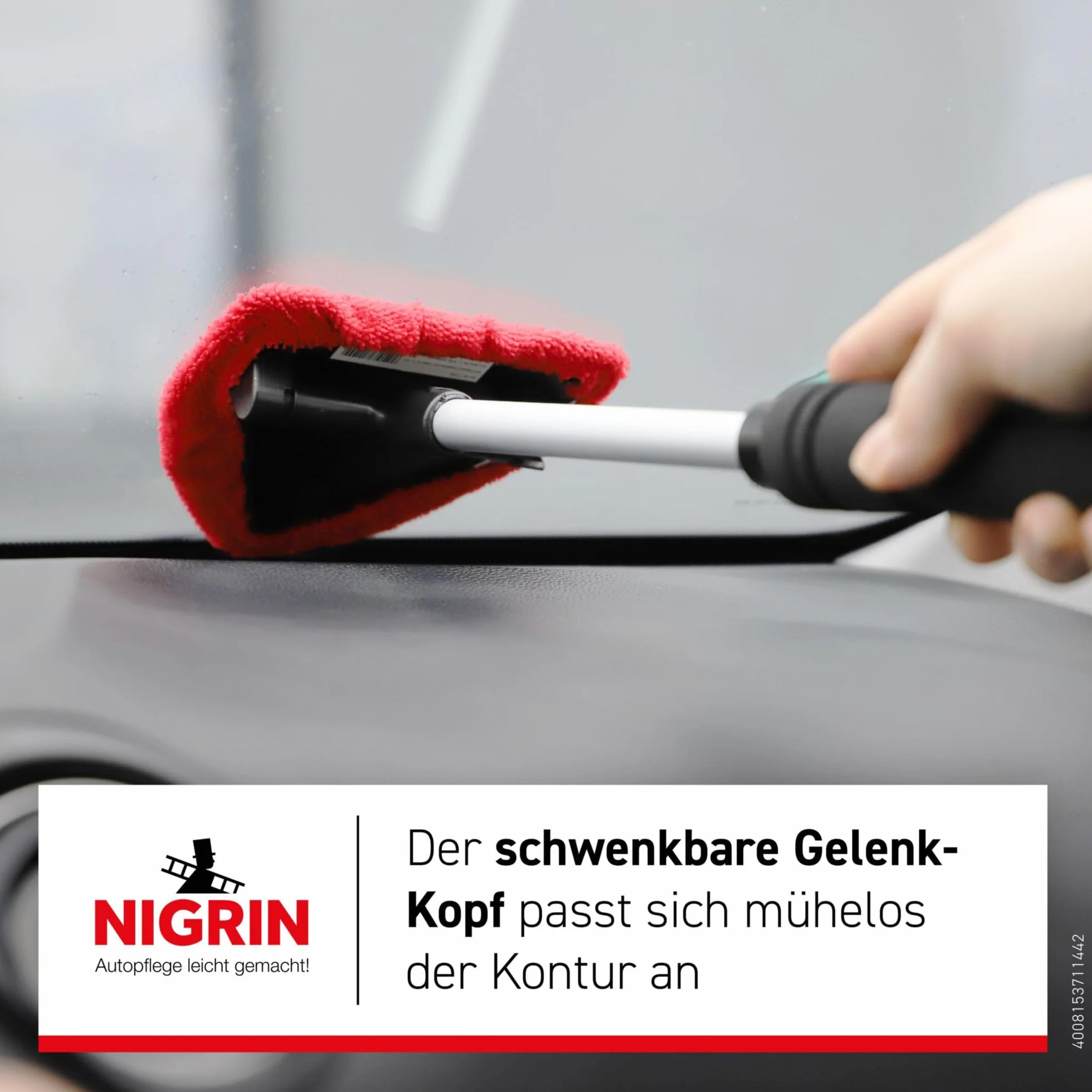 Nigrin 71144 Teleskopowa Myjka Do Szyb Wewnętrznych