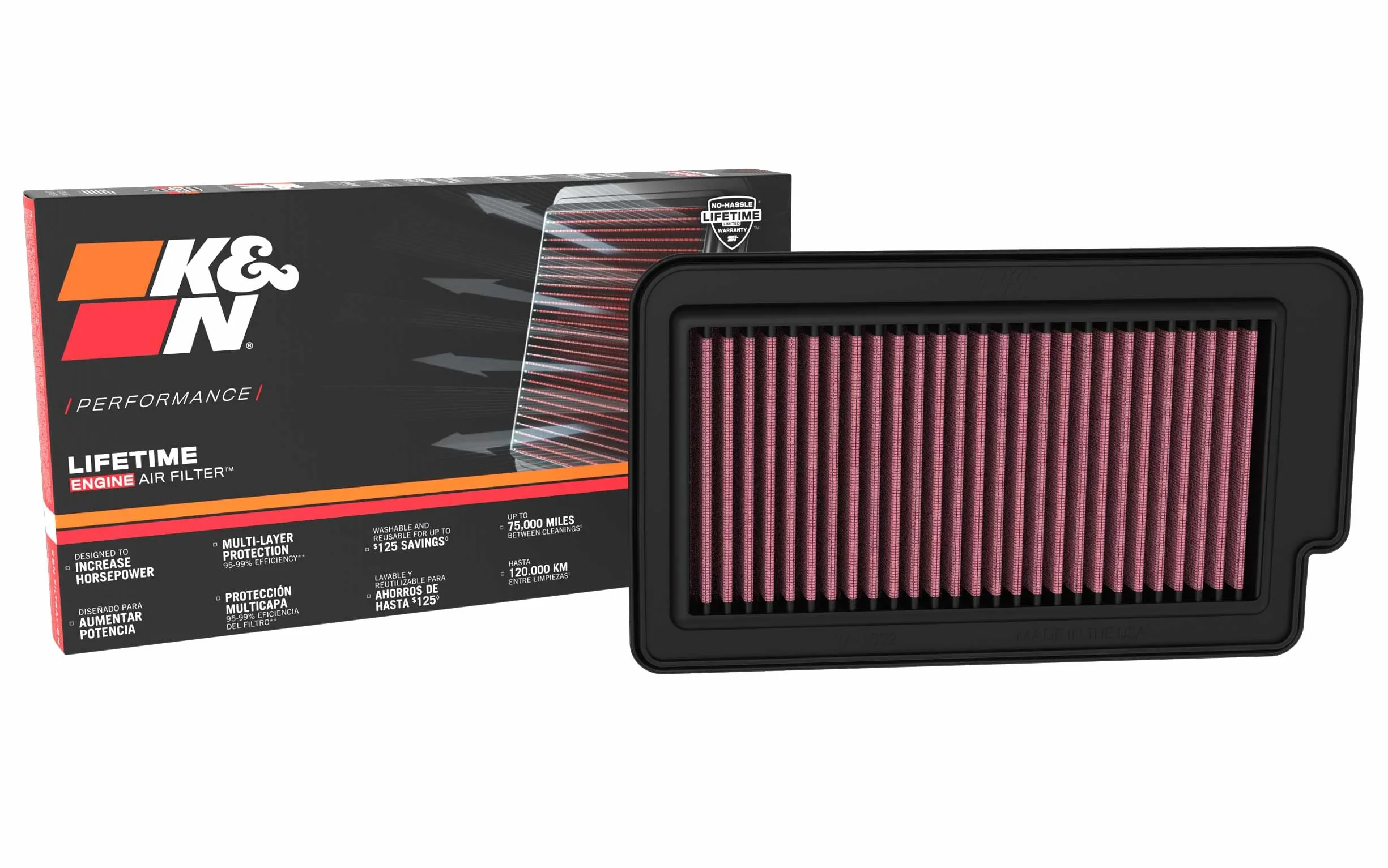 K&N Zamienny filtr powietrza do Yamaha MT-10 998 2022 YA-1022