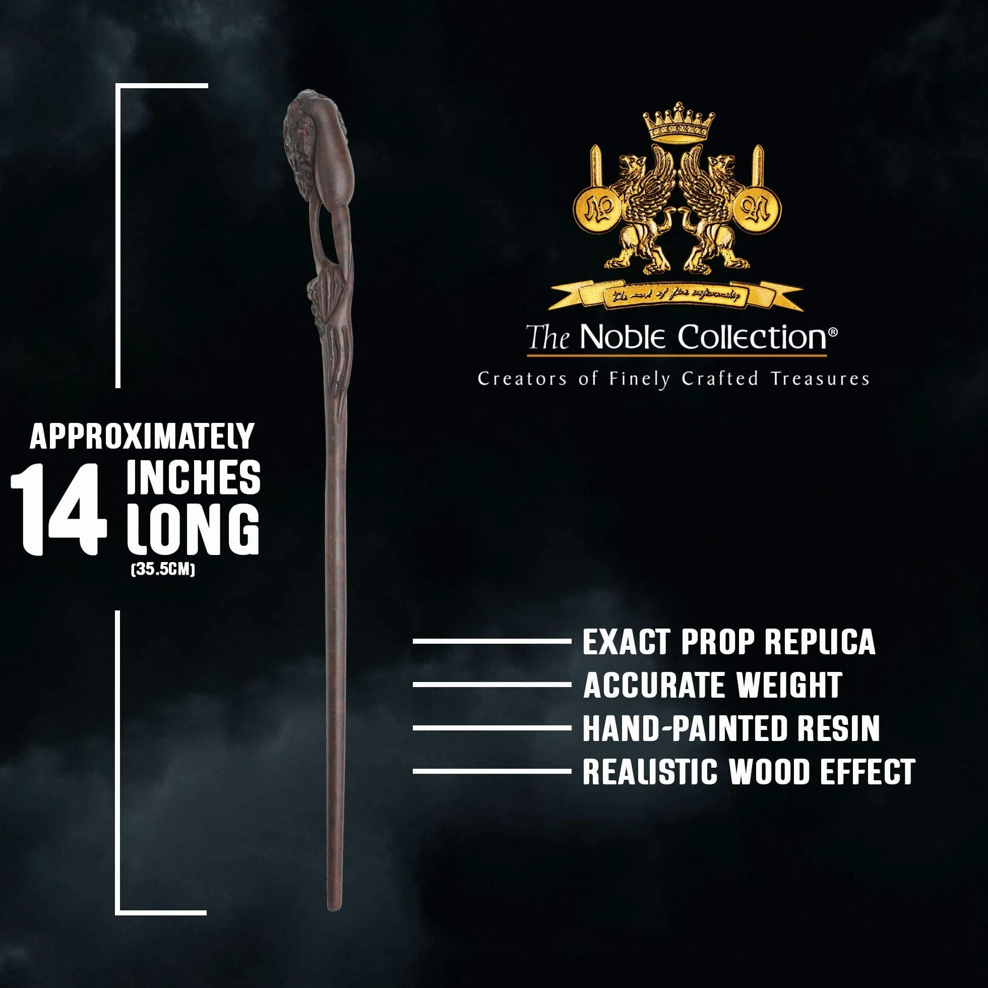 The Noble Collection Kingsley Shacklebolt Character NN8286, różdżka, wielokolorowa