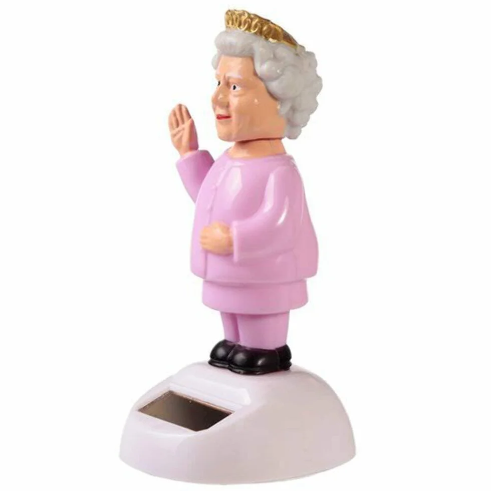 Queen and Corgi Solar Powered Pal Set of 2