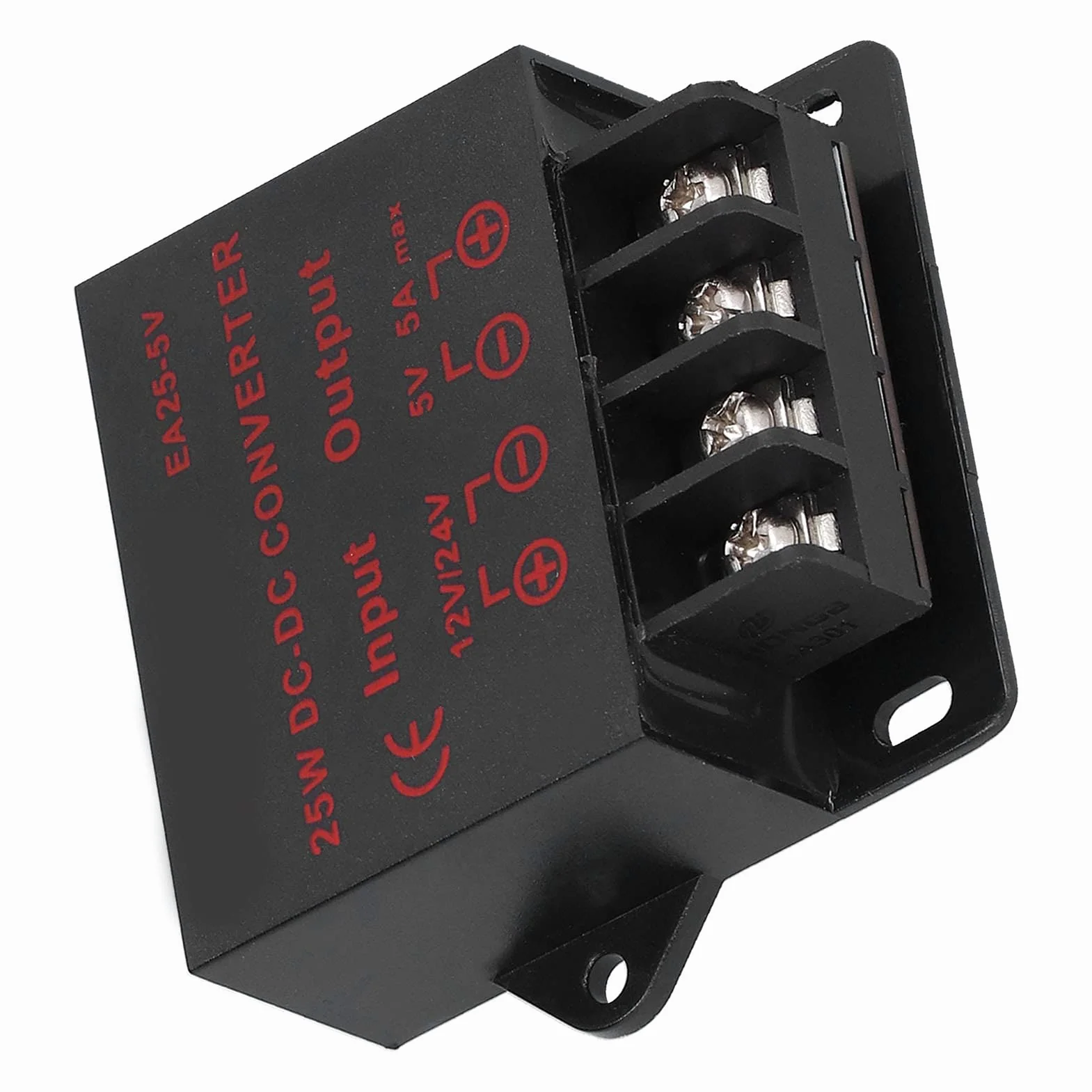 EA25-5V 12V do 5V 5A Zasilacz Samochodowy LED 25W Moduł DC 24V Spadek 5V Zmodyfikowany Samochód Moduł Transformatora Zasilającego
