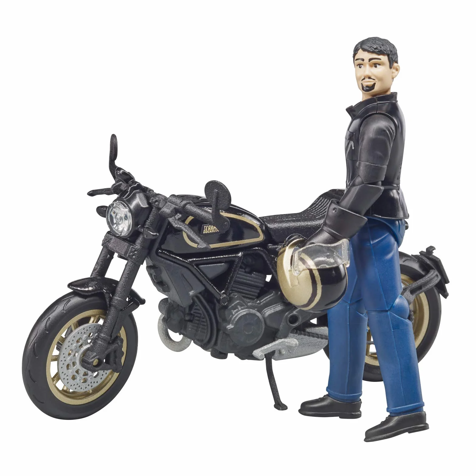 Bruder 63050 - Scrambler Ducati Cafe Racer z kierowcą