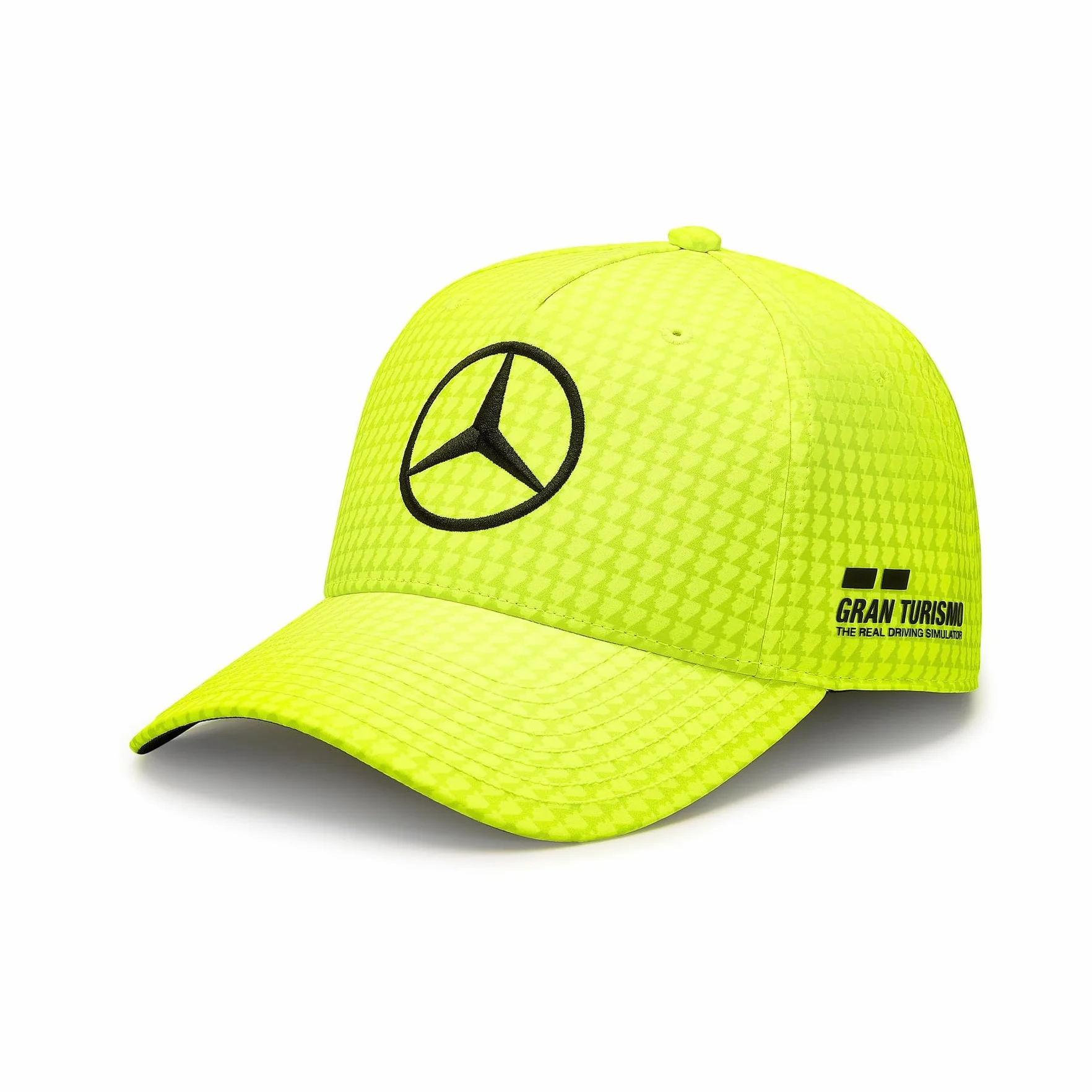 Mercedes AMG Petronas Formula One Team - 2023 czapka kierowcy Lewis Hamilton, Neonowożółty, rozmiar uniwersalny