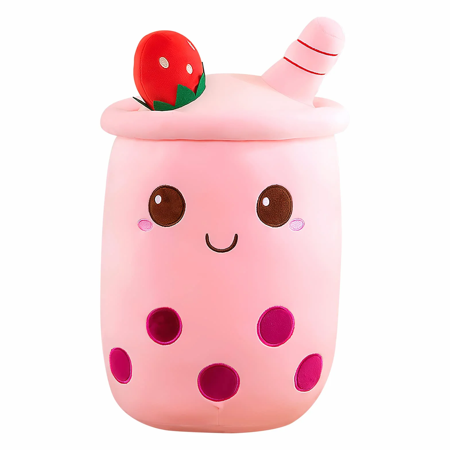 HENGBIRD Bubble Tea pluszowa poduszka, przytulanka, pluszowa zabawka, 25 cm, herbata mleczna, filiżanka, pluszowa poduszka, miękka przytulanka, zabawka dla dzieci, na Boże Narodzenie, urodziny (A)