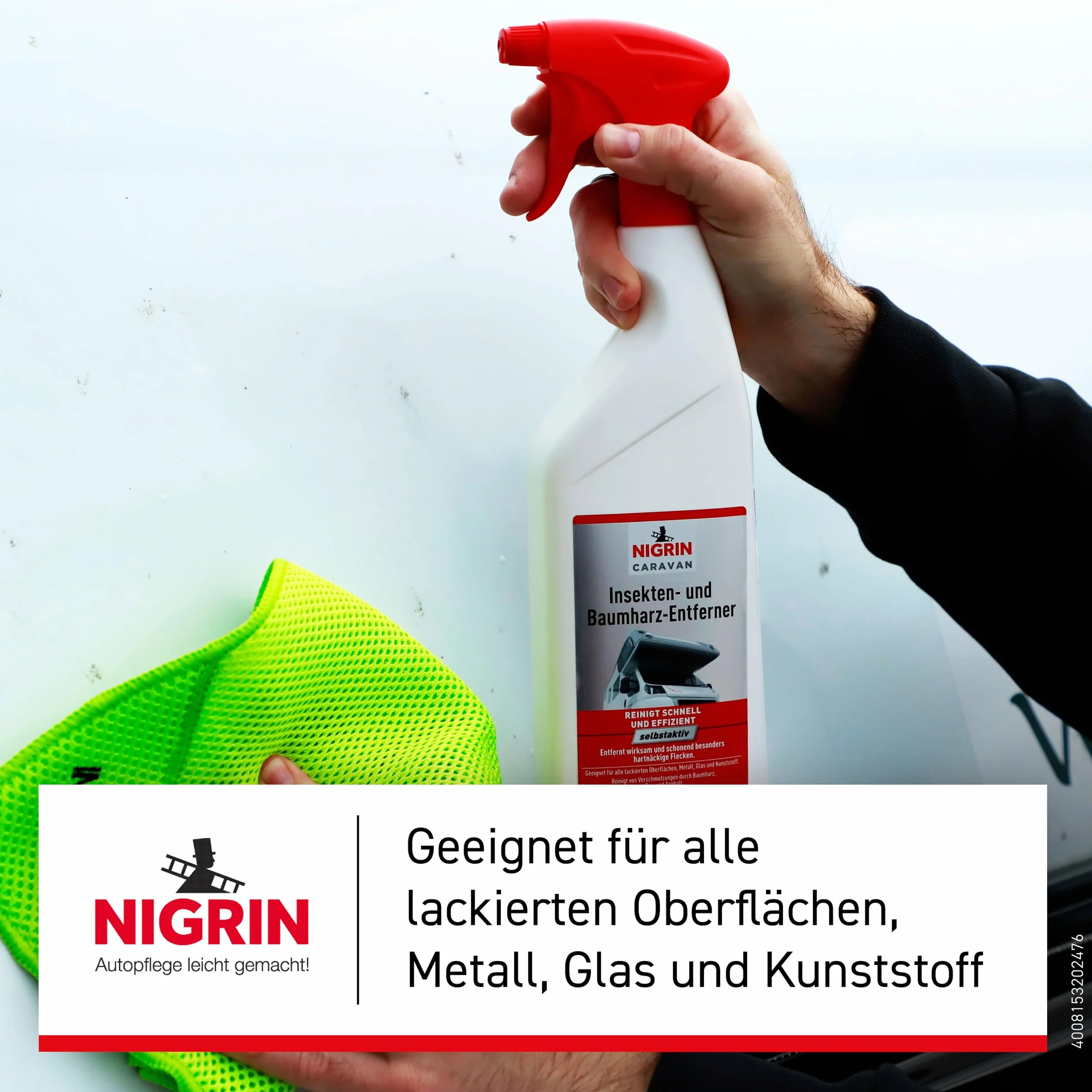 NIGRIN Caravan środek do usuwania owadów i żywic drzewnych 500 ml