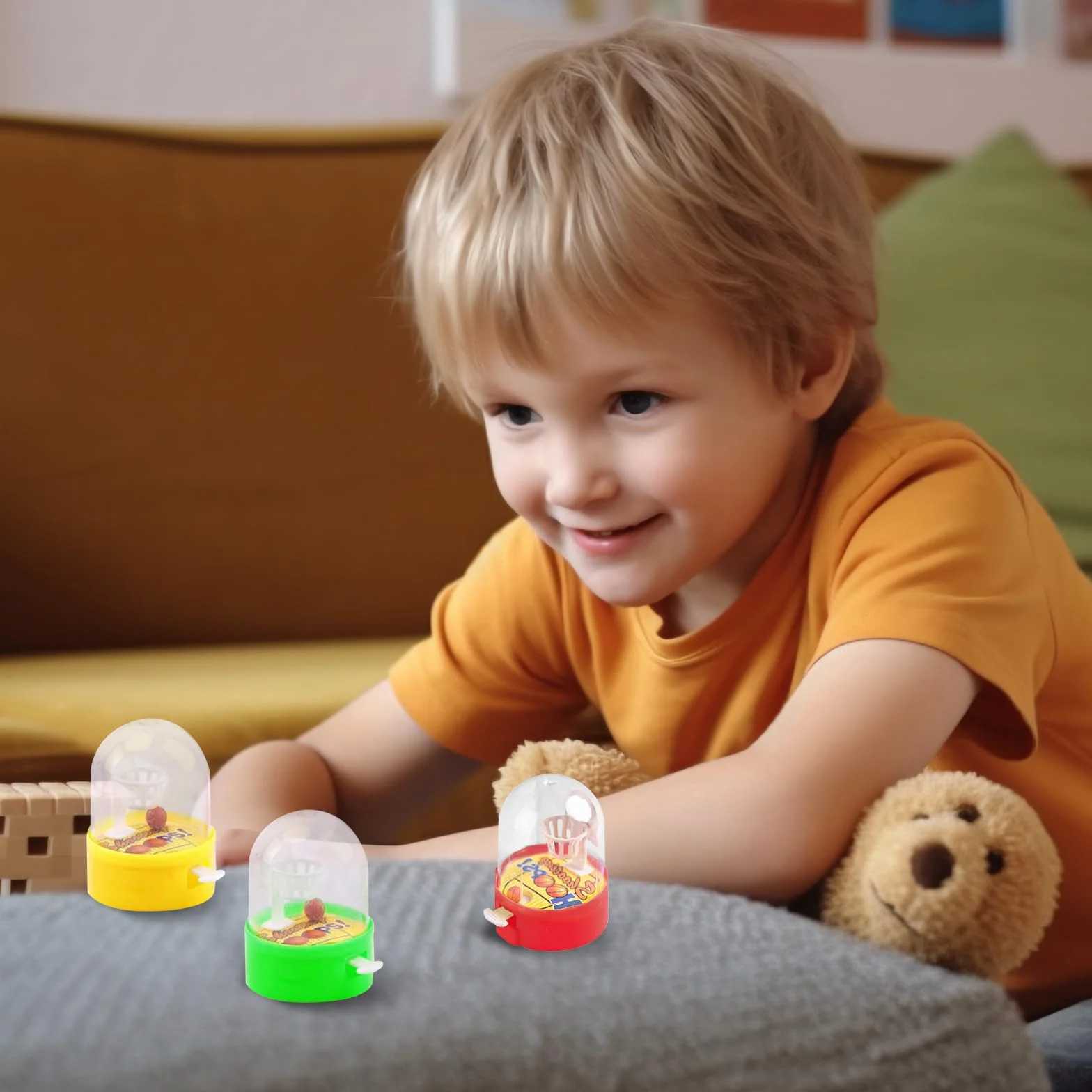 12 sztuk mini koszykówki, flipper koszykówka, strzelanka na palce, mała zabawka, dla chłopców i dziewczynek, dzieci na imprezę, urodziny, upominek, prezent dla gości