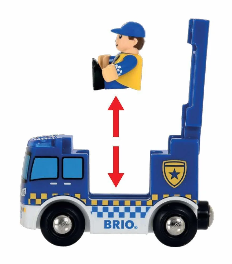 Brio 63381300 Posterunek Policji (63381300) Bezpieczna Zabawka Dla Dzieci Powyżej 3 Lat