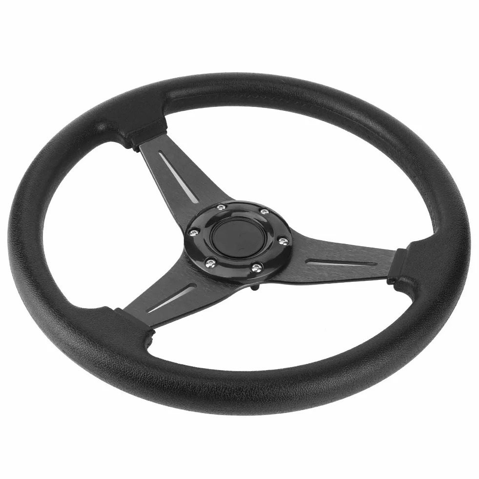 Kierownica Samochodowa 350 mm Deep Dish Czarny