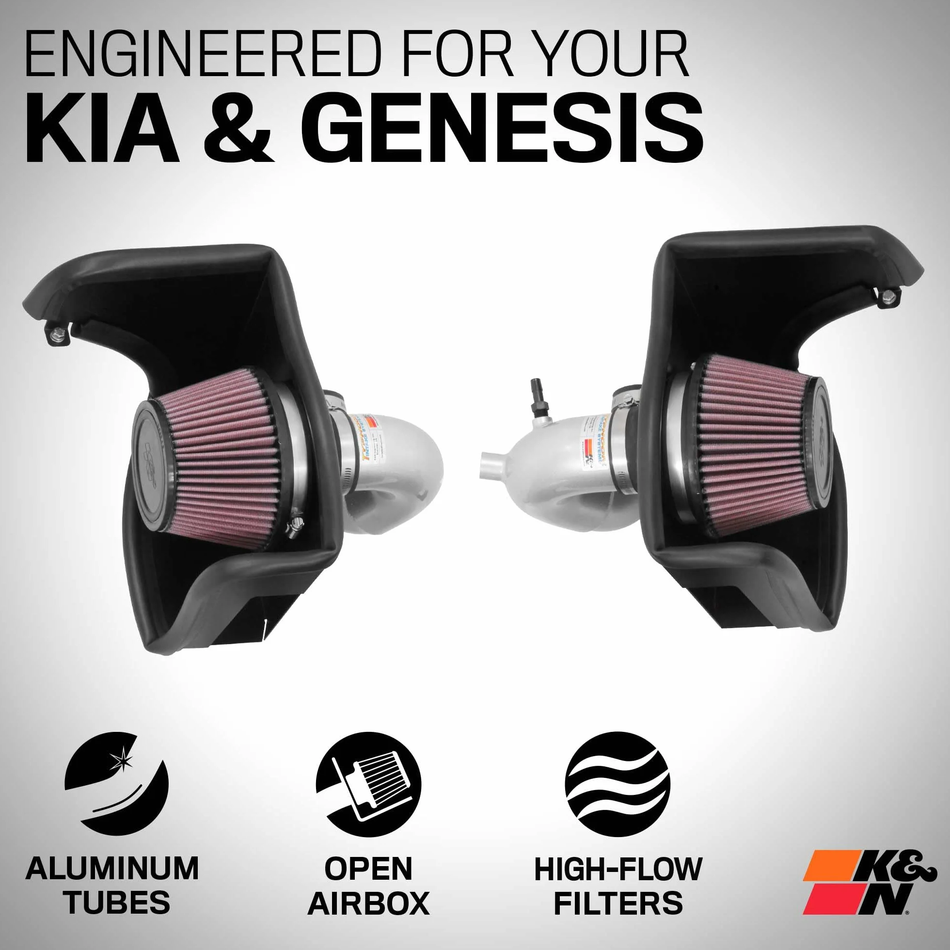K&N K & N 69 – 5318ts Typhoon Kit Stinger 3,3 2018 695318ts, czerwony