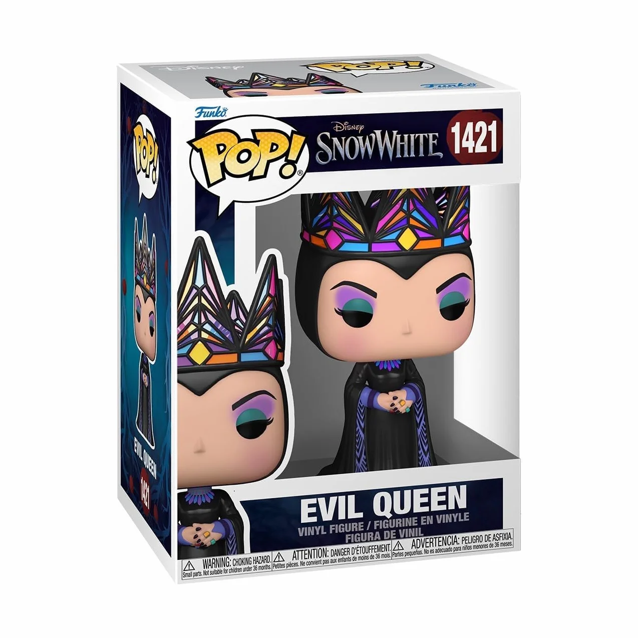 Funko POP! Disney: Królewna Śnieżka akcja na żywo - Evil Queen - (BL/BK) - kolekcjonerska figurka winylowa - oficjalny towar, zabawki dla dzieci i dorosłych - fanów filmów - figurka modelki dla