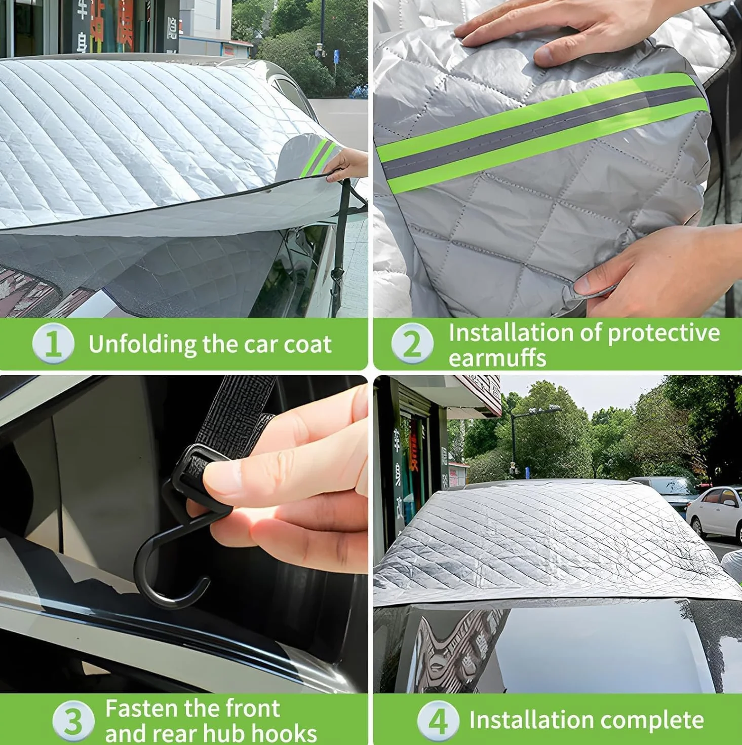 Osłony na przednią szybę przeciw szronowi na zimę dla Volvo XC-40 Recharge Elektro, magnetyczna osłona przedniej szyby dla samochodów, magnetyczne folie ochronne przeciw lodowi