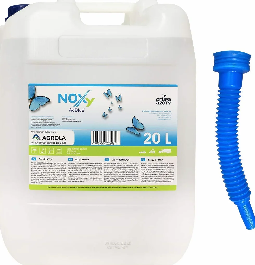 NOXy Ad Blue ADBLUE z lejkiem DPF 20L