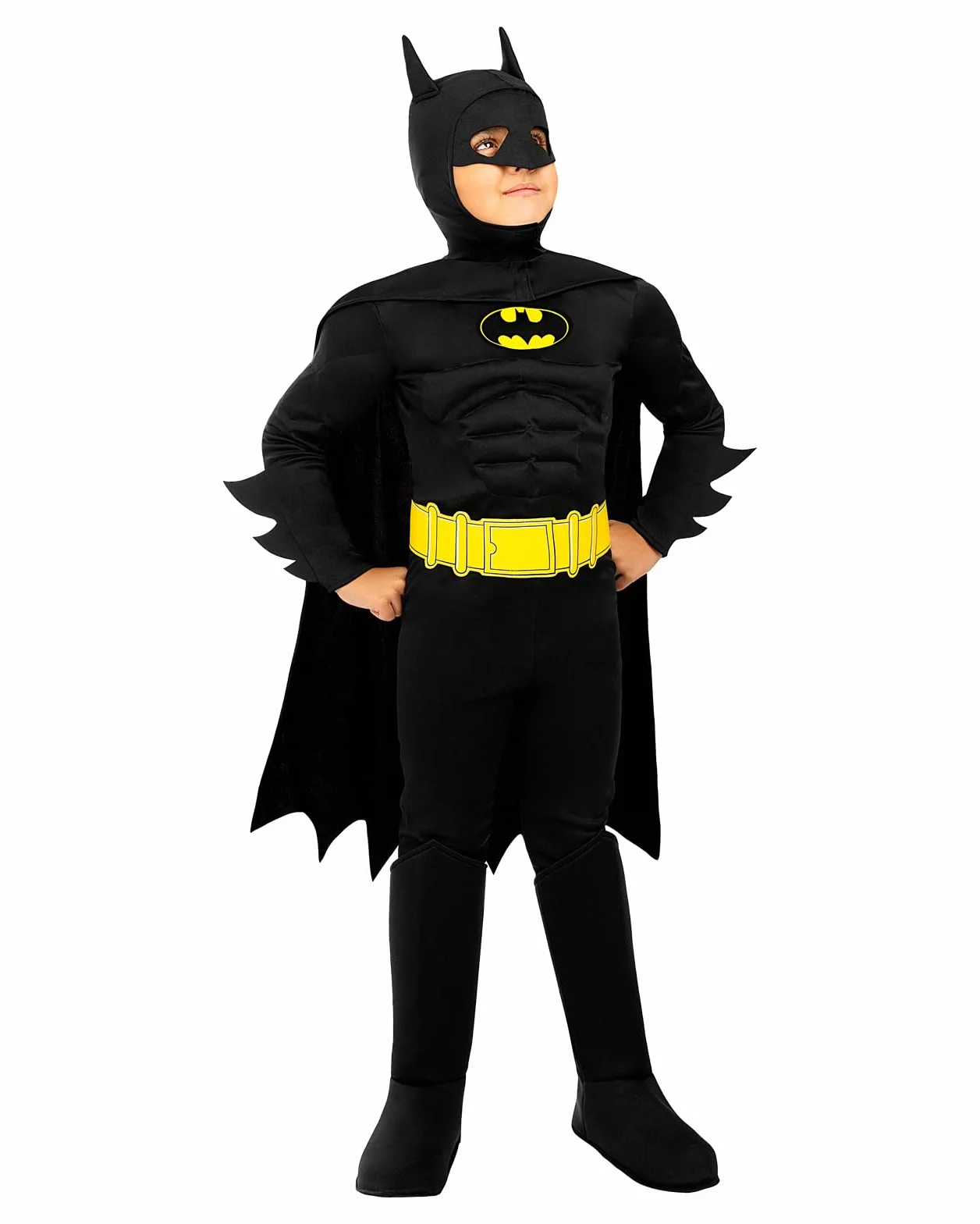 Funidelia | Kostium Batman dla chłopca The Dark Knight Superbohaterowie DC Comics Nietoperze - Strój dla dzieci i zabawne akcesoria na imprezy karnawał i Halloween - Czarny