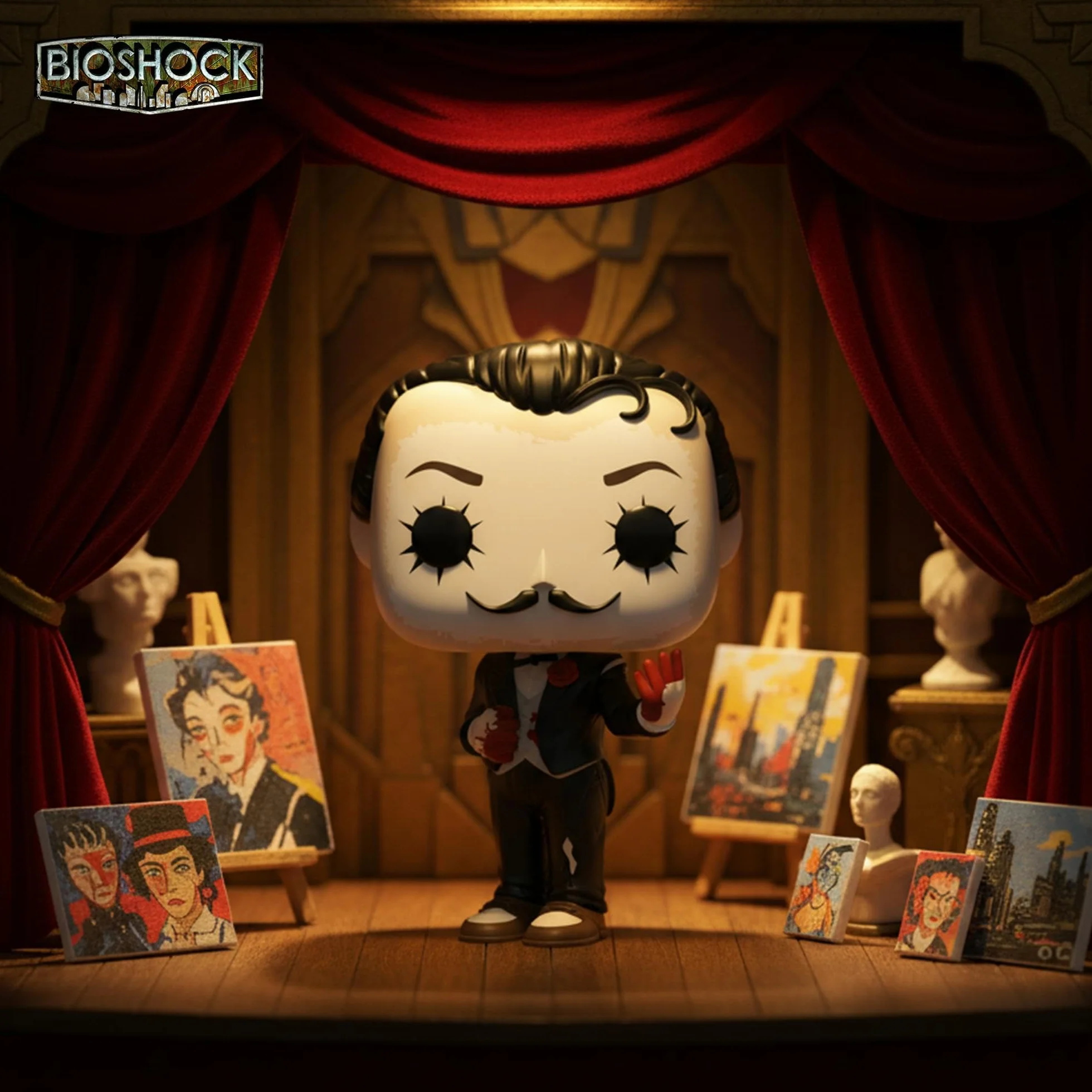 Funko POP! Gry: Bioshock S3 - Sander Cohen - kolekcjonerska figurka winylowa - pomysł na prezent - Oficjalny produkt - Zabawki dla dzieci i dorosłych - Model figurowy dla kolekcjonerów i wystawy